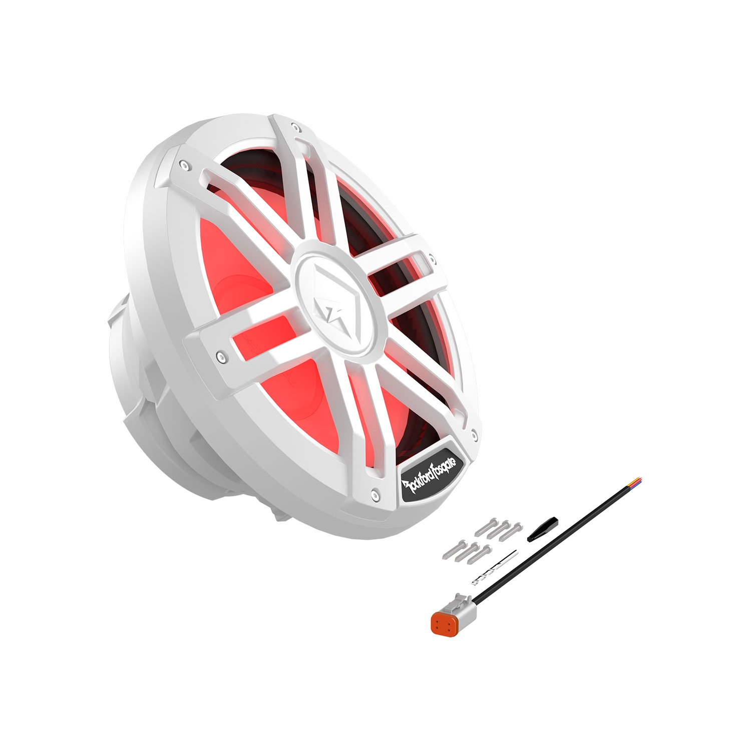 Rockford Fosgate M1D2-12 12" Color Optix Marine Subwoofer - White