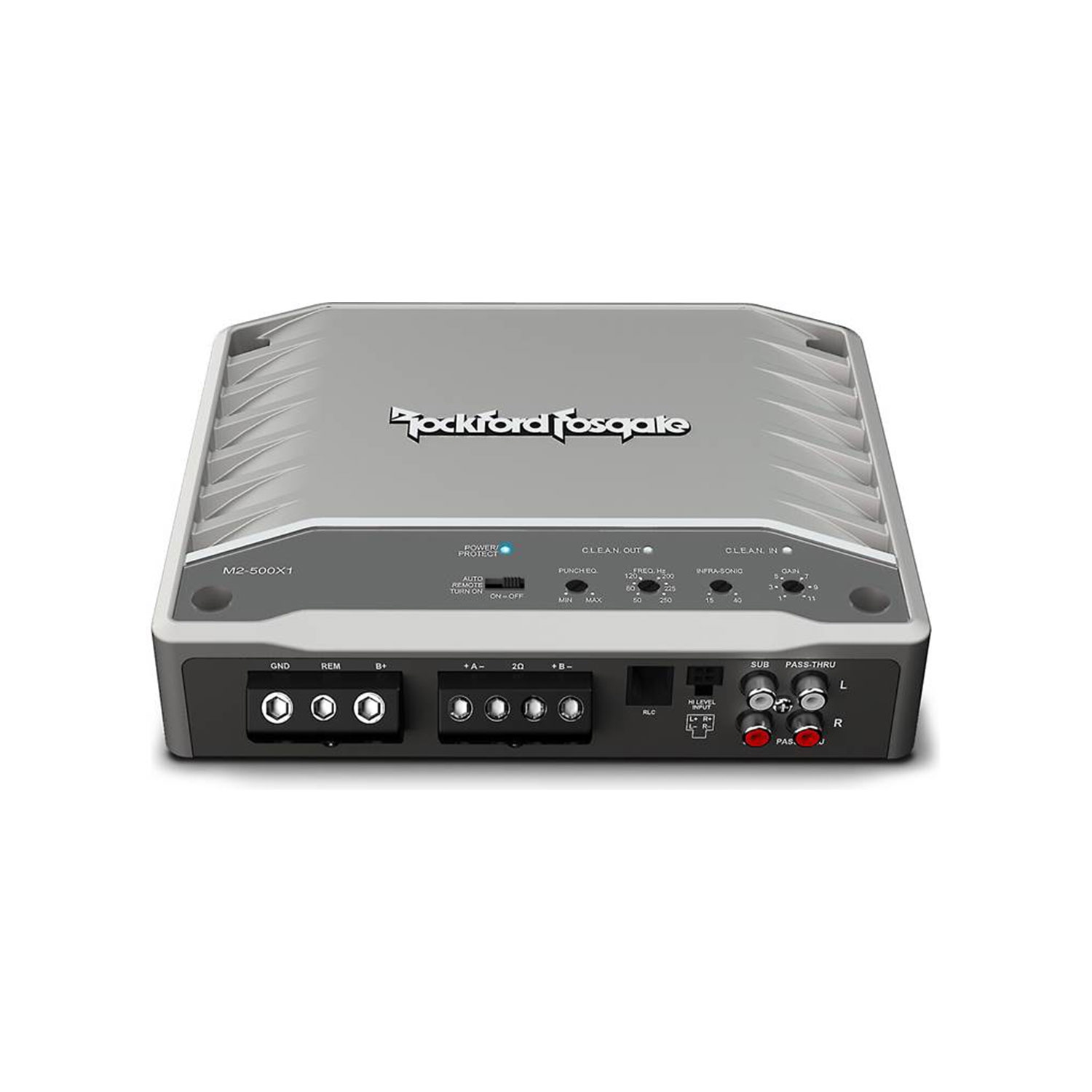 Rockford Fosgate M2-500X1 Marine 500 Watt Mono Element Ready Subwoofer Amplifier