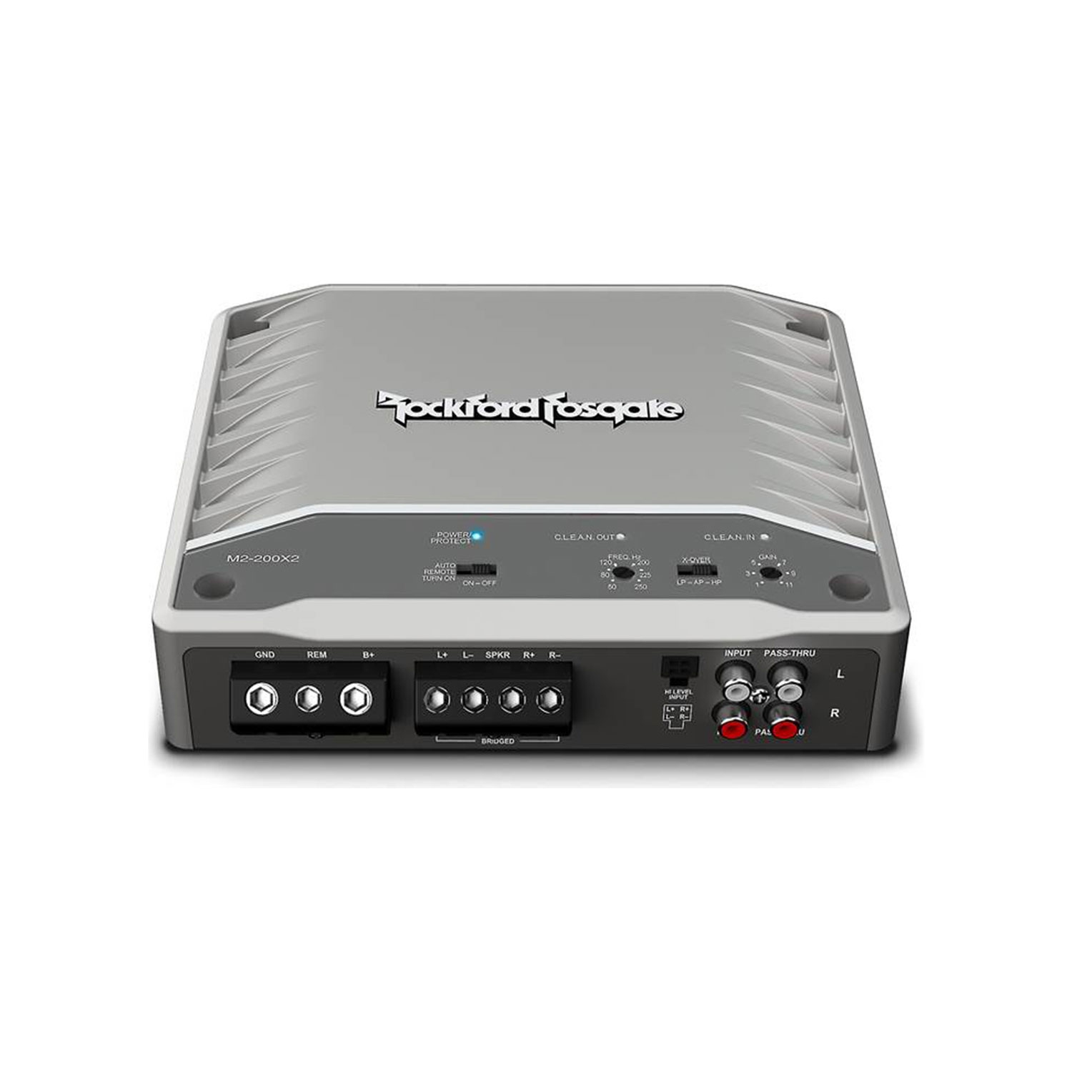 Amplificateur portatif à 2 canaux de 200 W Fosgate M2-200X2 Marine de Rockford