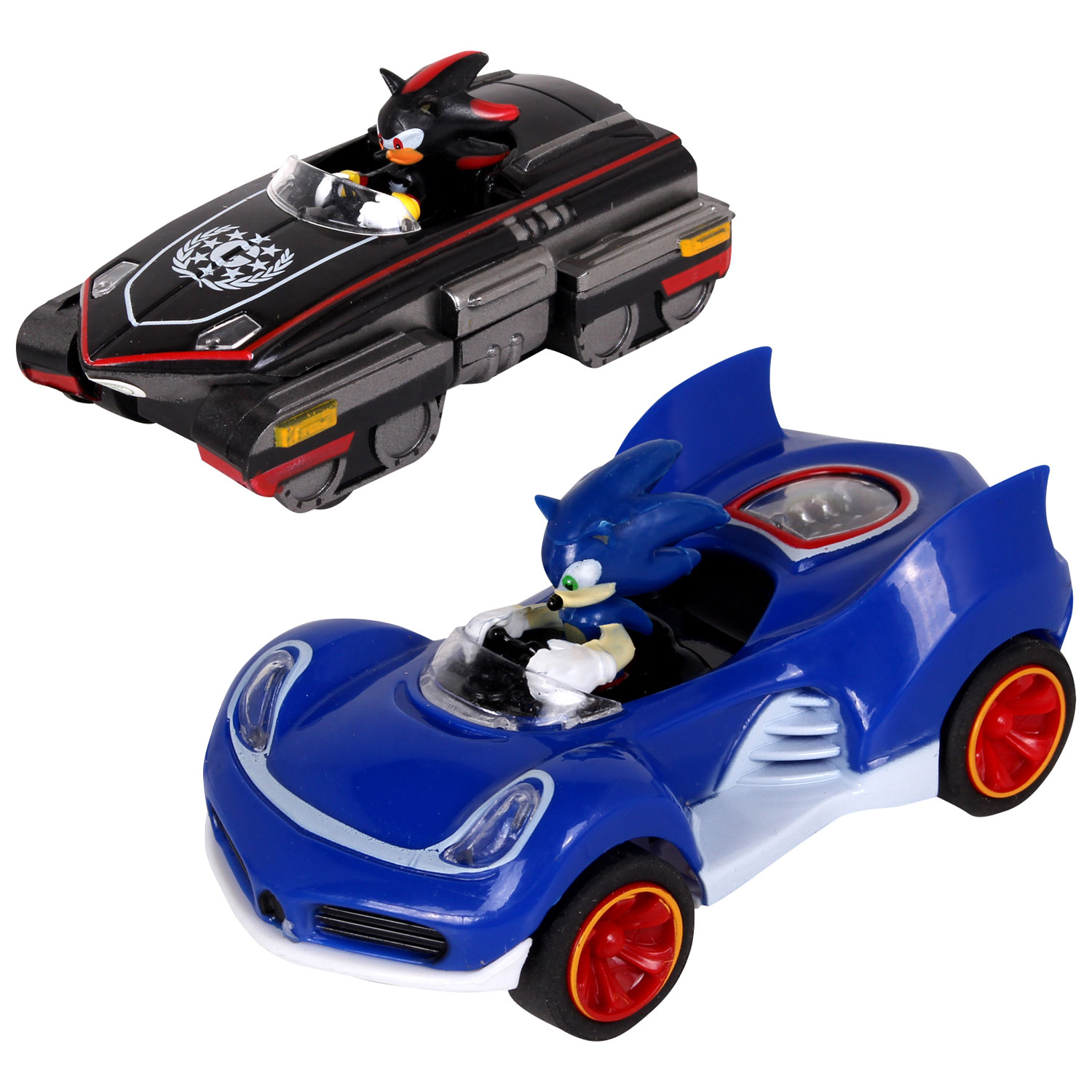 NKOK SART Sonic & Shadow Slot RC Car Race Set (622) - Black