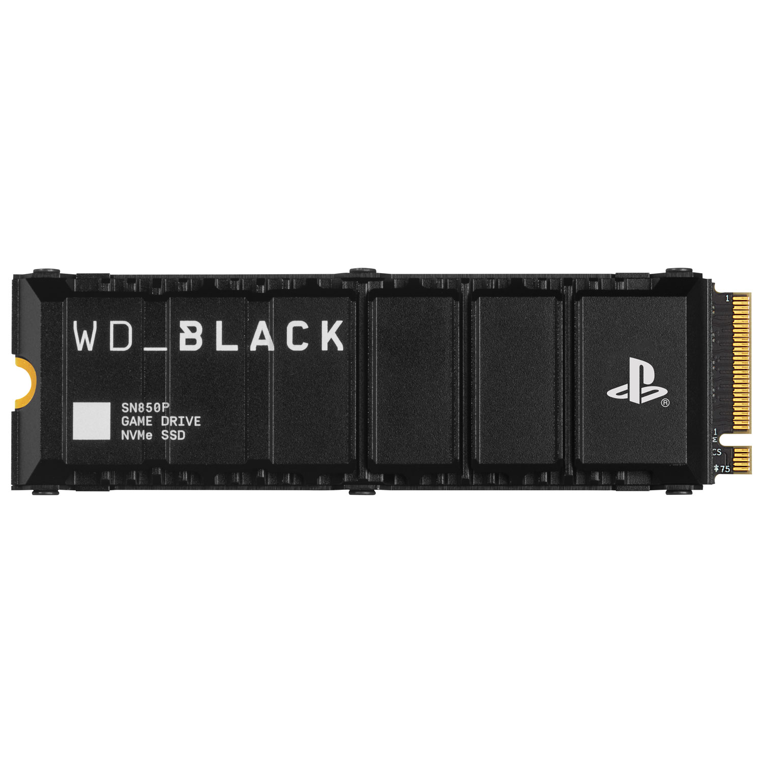 Disque SSD interne NVMe PCI-e WD_BLACK SN850P de 4 To avec dissipateur  thermique - Officiellement autorisé pour la PS5