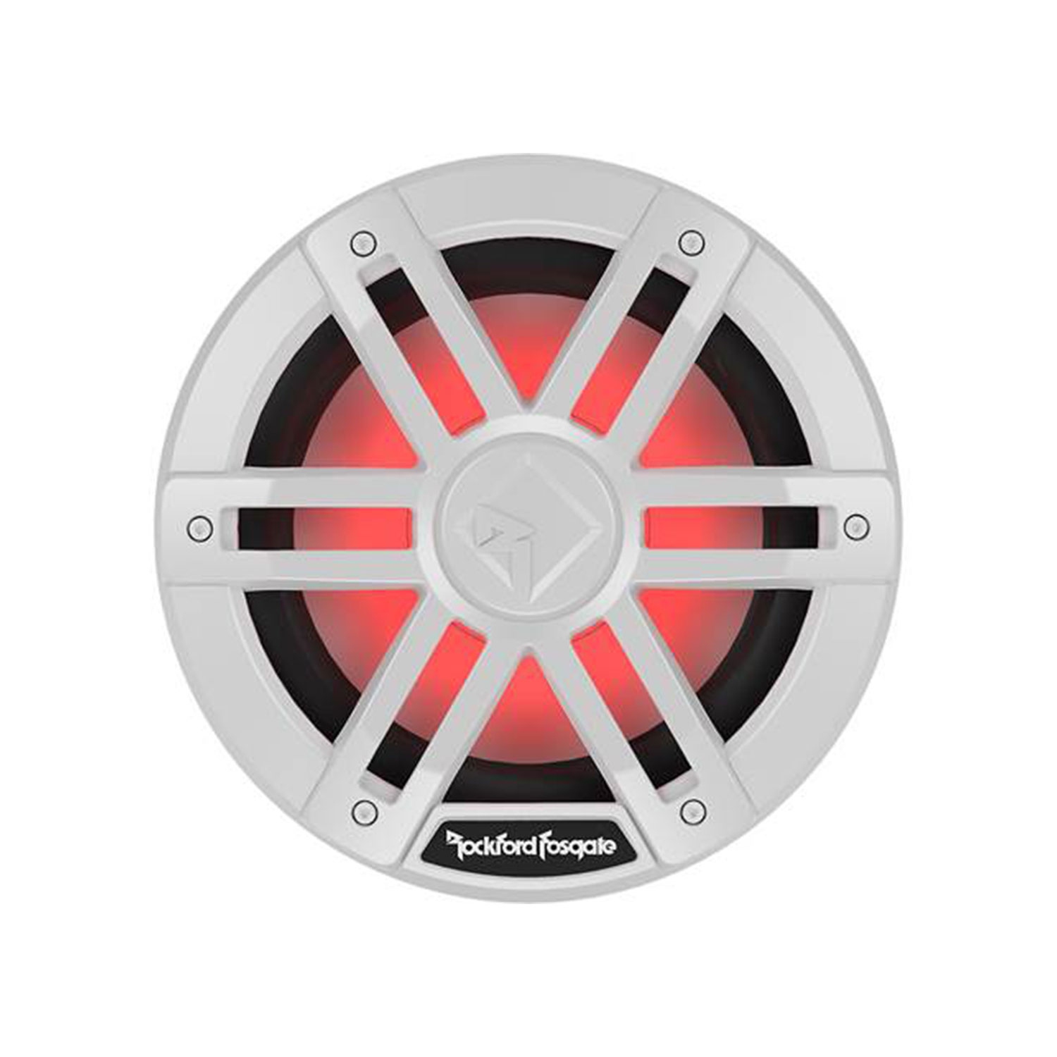 Haut-parleur d'extrêmes graves nautique Optix couleur de 8 8 po Fosgate M1D2 de Rockford – Blanc