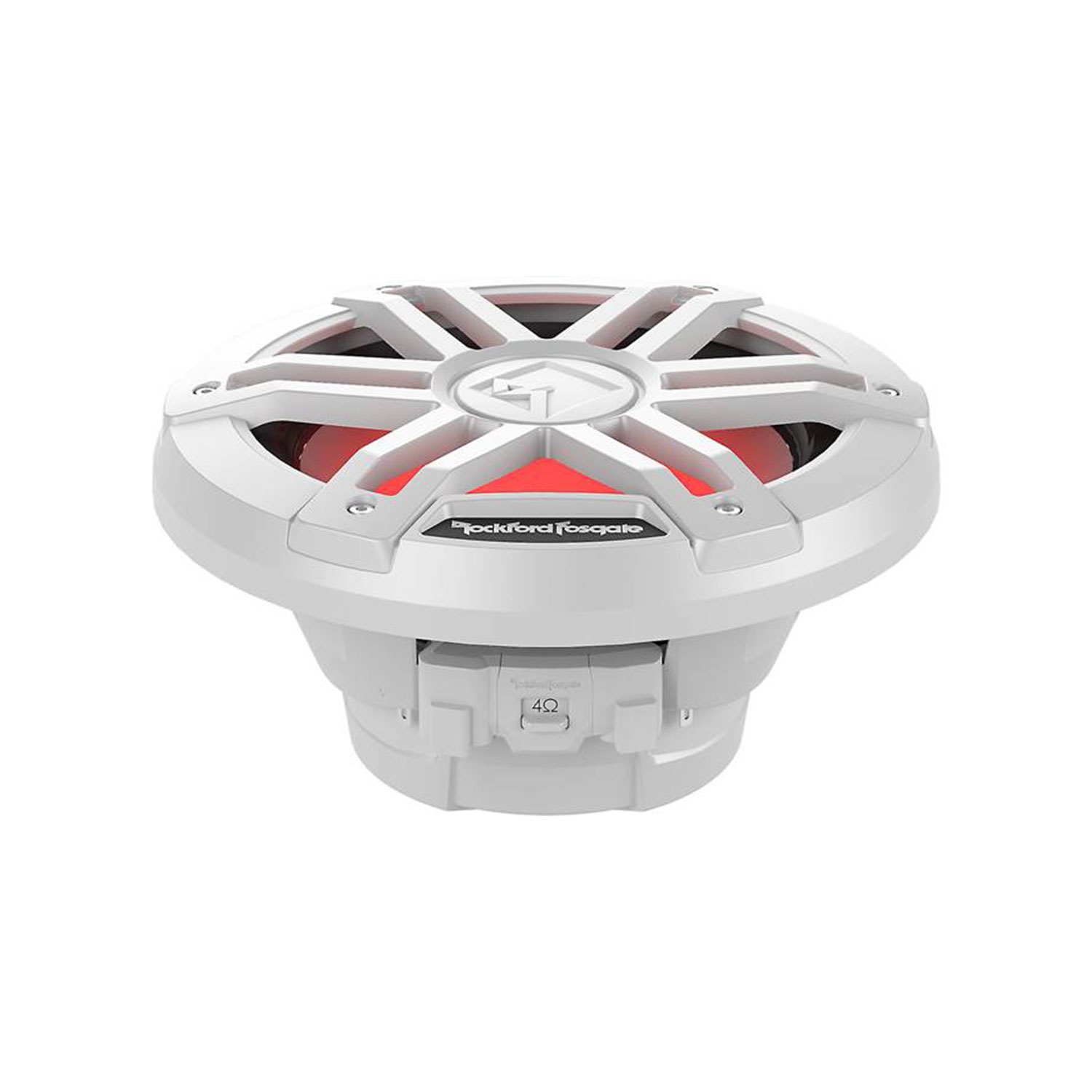 Haut-parleur d'extrêmes graves nautique Optix couleur de 8 8 po Fosgate M1D2 de Rockford – Blanc