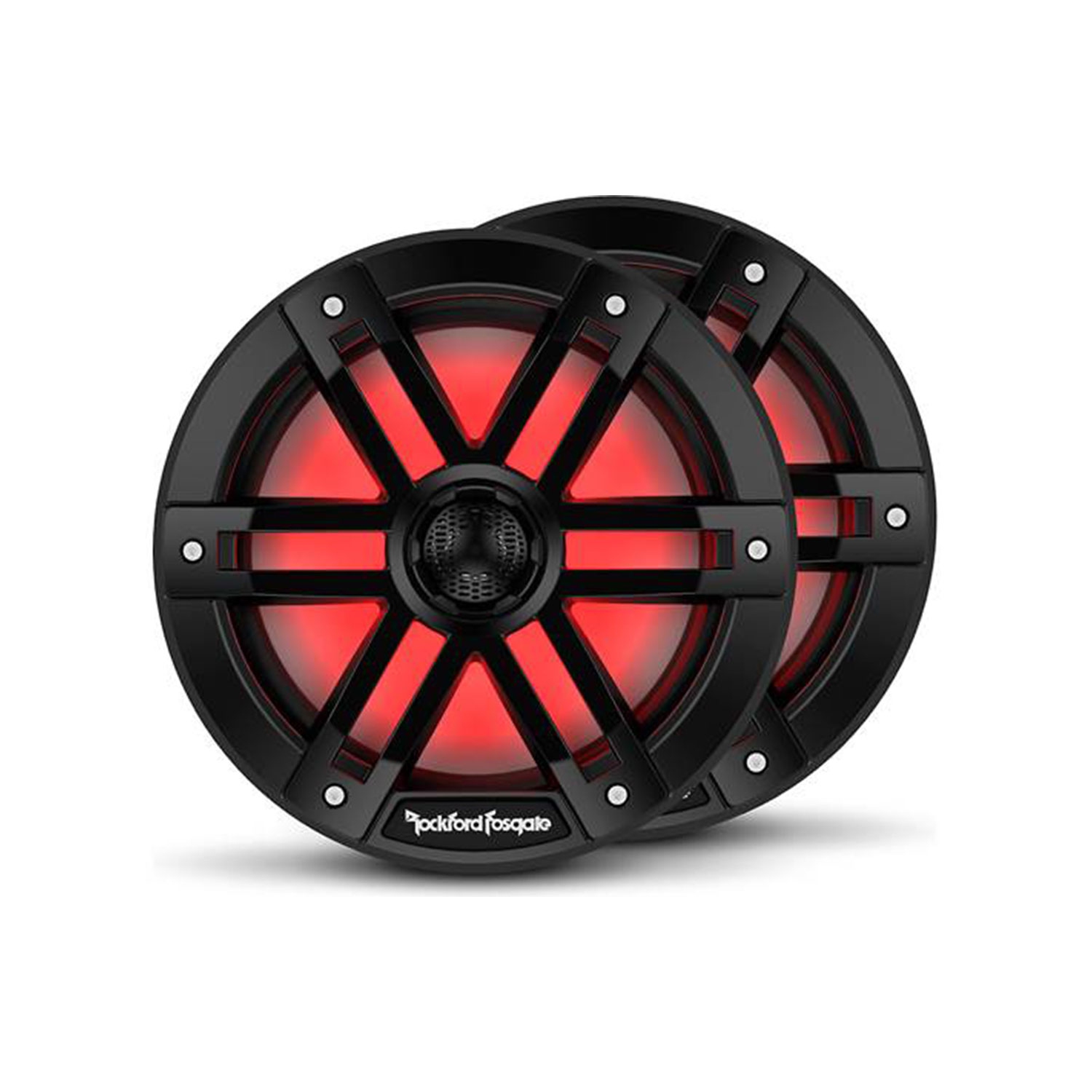 Rockford Fosgate M1-8B 8" Color Optix Marine 2-Way Speakers - Black