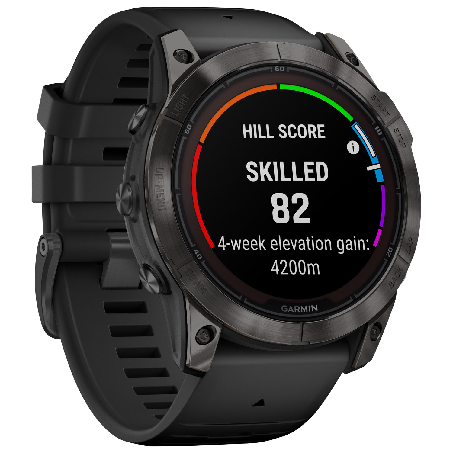 Garmin fēnix 7X Pro Sapphire Solar 51mm Bluetooth Multisport Smartwatch - Carbon Grey/Black