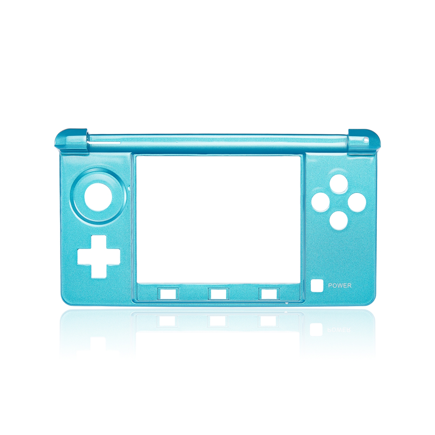 Replacement Mid-Frame Housing Compatible With Nintendo 3DS (Turquoise)