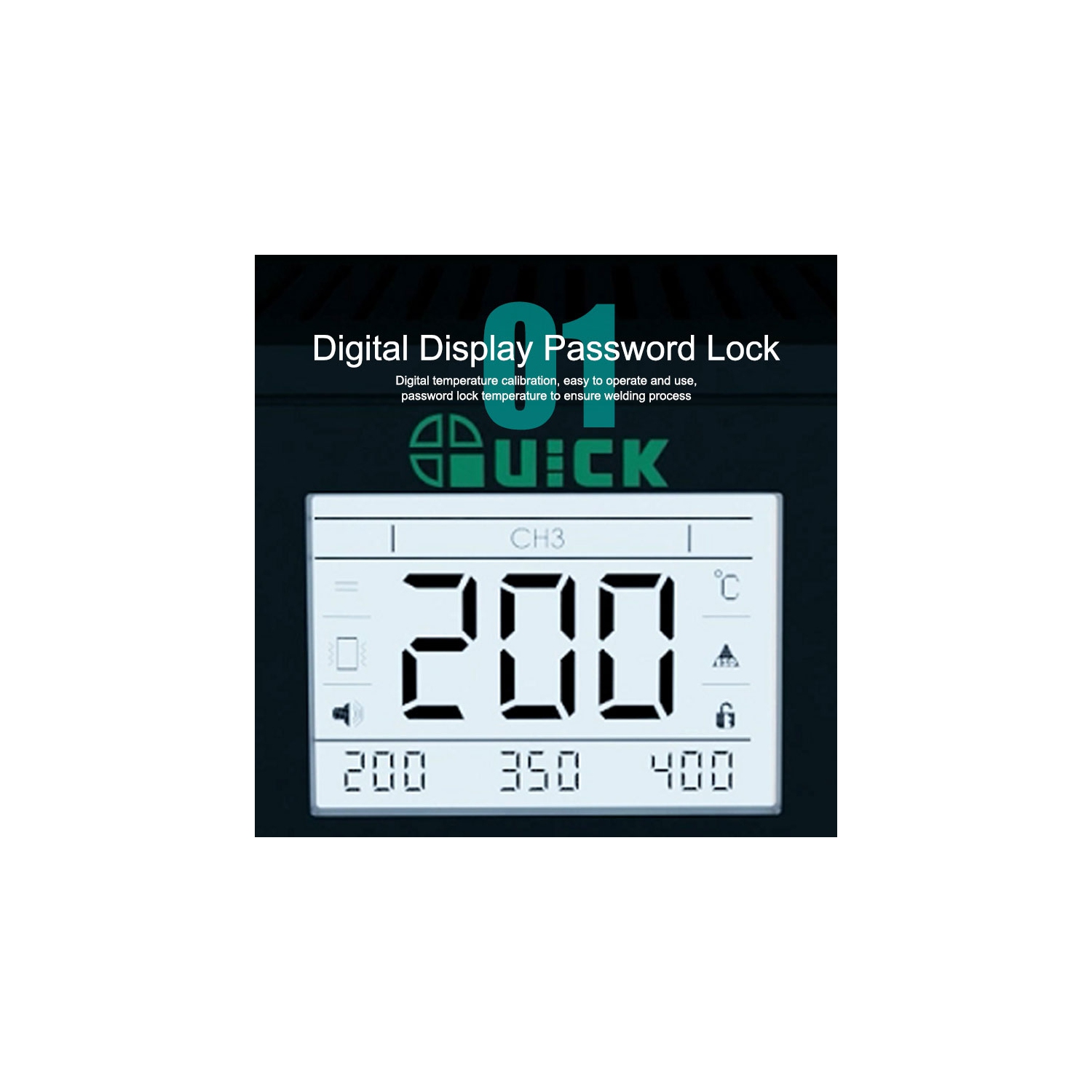 Replacement Quick Q8 Intelligence Precision Soldering Iron Station / 110V / 220V