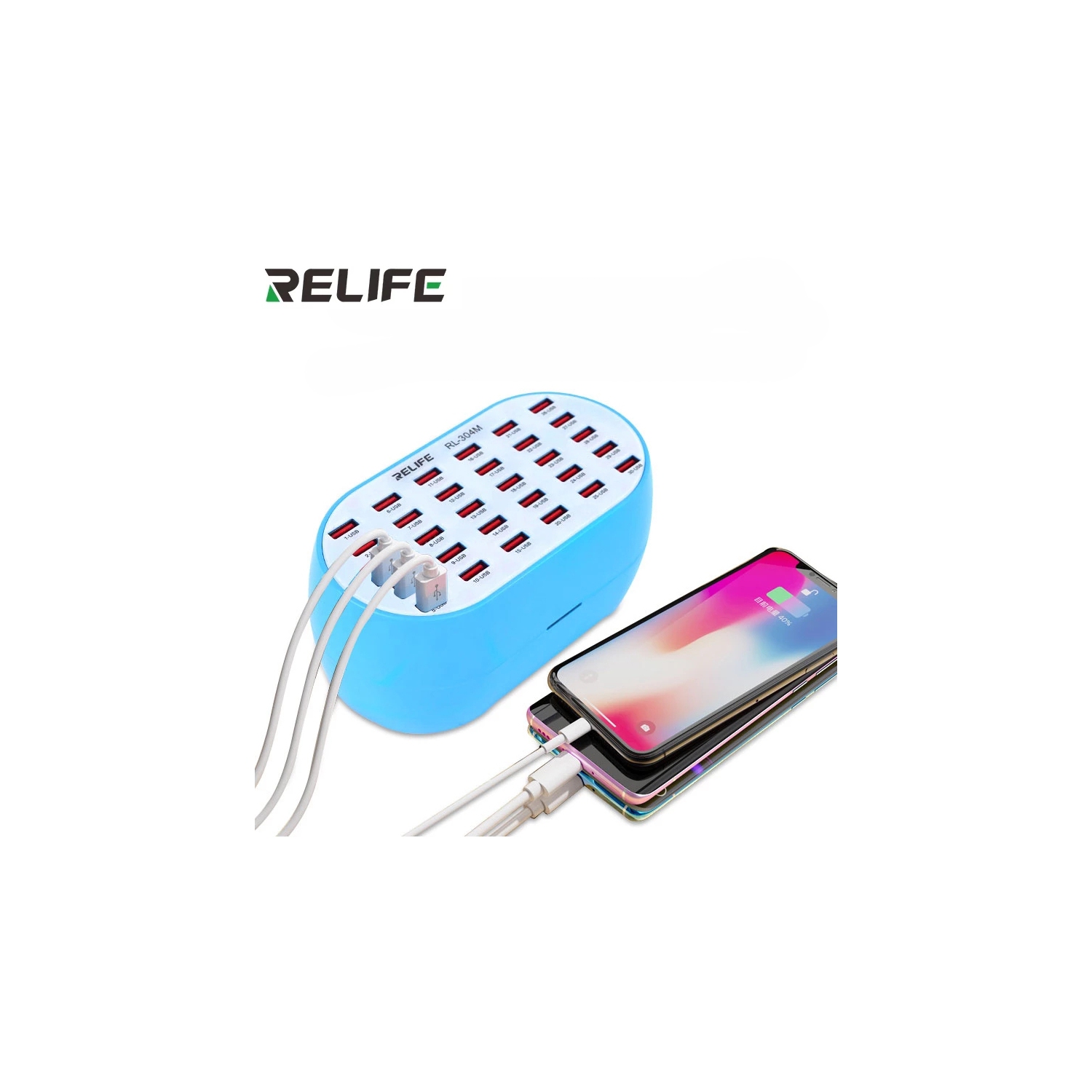 Replacement 30 USB Port High Power 160W Charging Hub (Sunshine Relife)