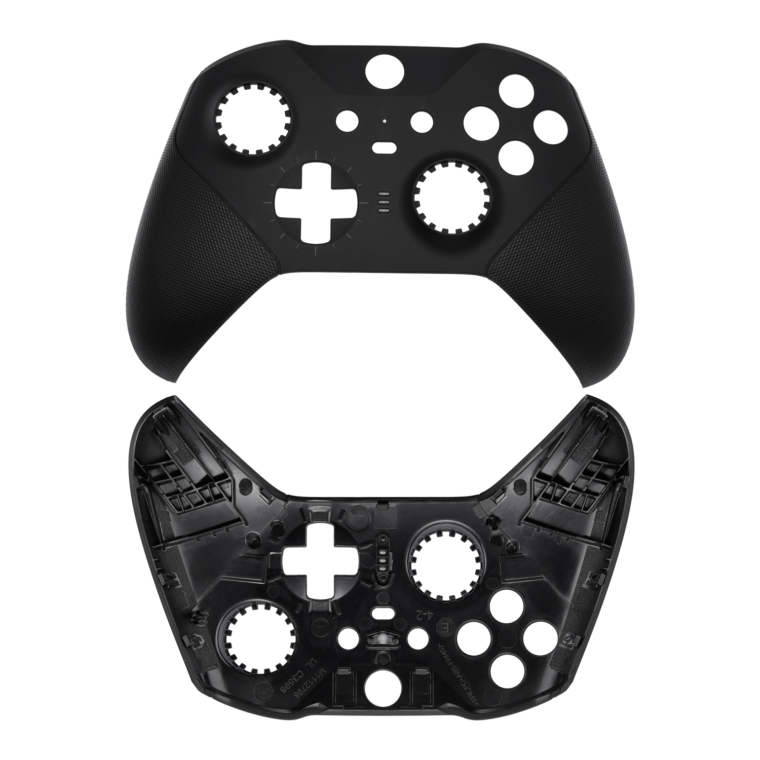 Replacement Top Faceplate Compatible With Xbox One S2 Elite Controller (Black)