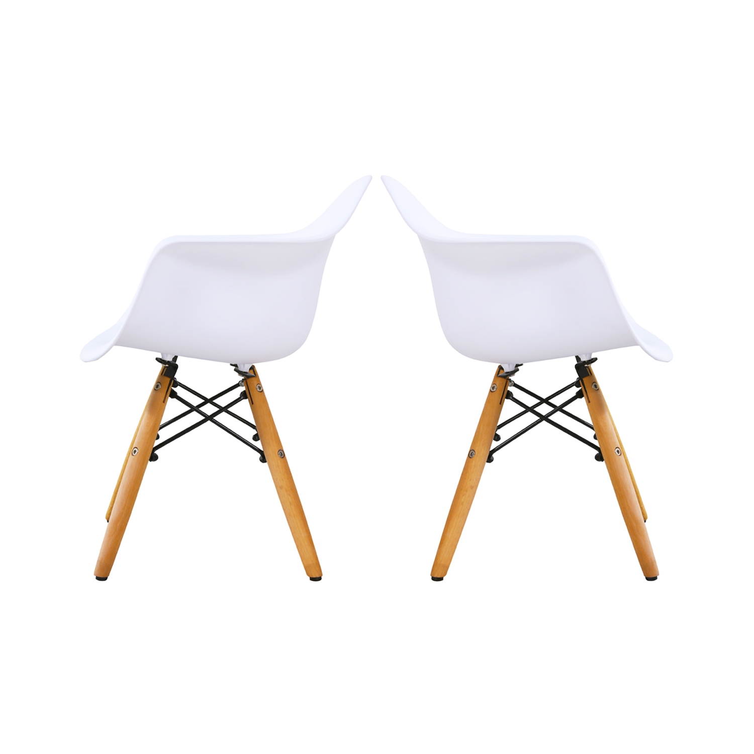 Topbuy Children Table & 4 Chairs Set Solid Construction 5 PCS Dining Table Toddler
