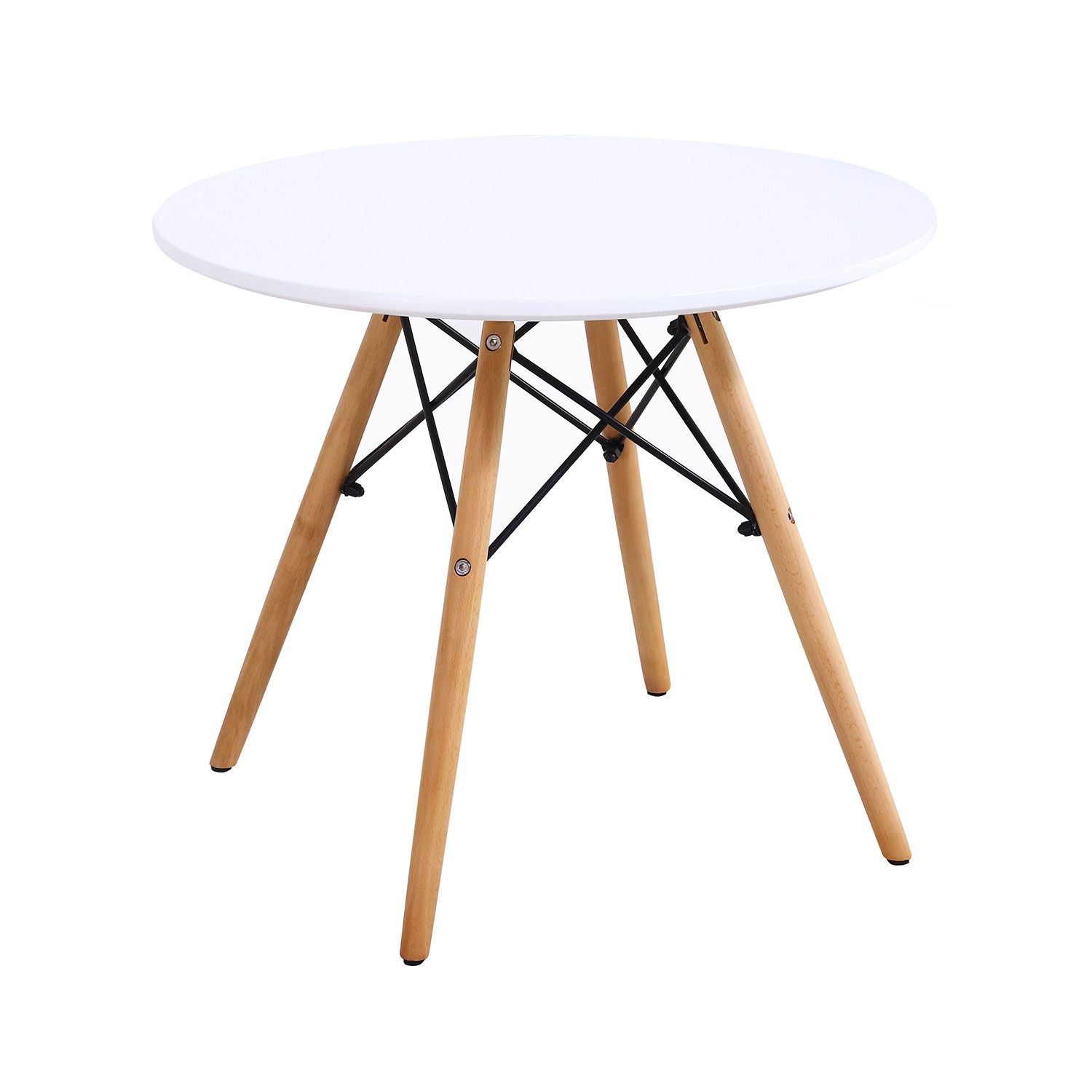 Topbuy Children Table & 4 Chairs Set Solid Construction 5 PCS Dining Table Toddler