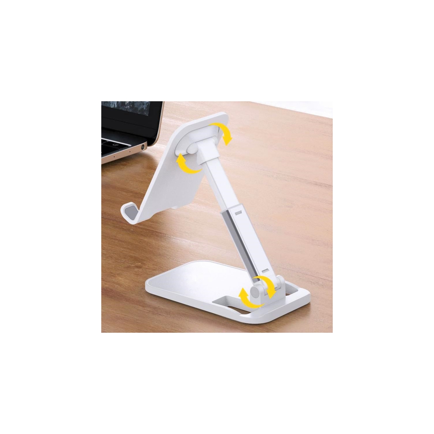 Support universel pour téléphone tablette support de bureau tablette ajustable support stable portatif – Noir