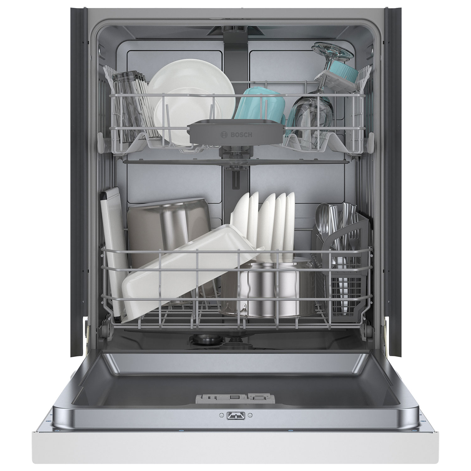 Bosch 24" 50dB Built-In Dishwasher - White