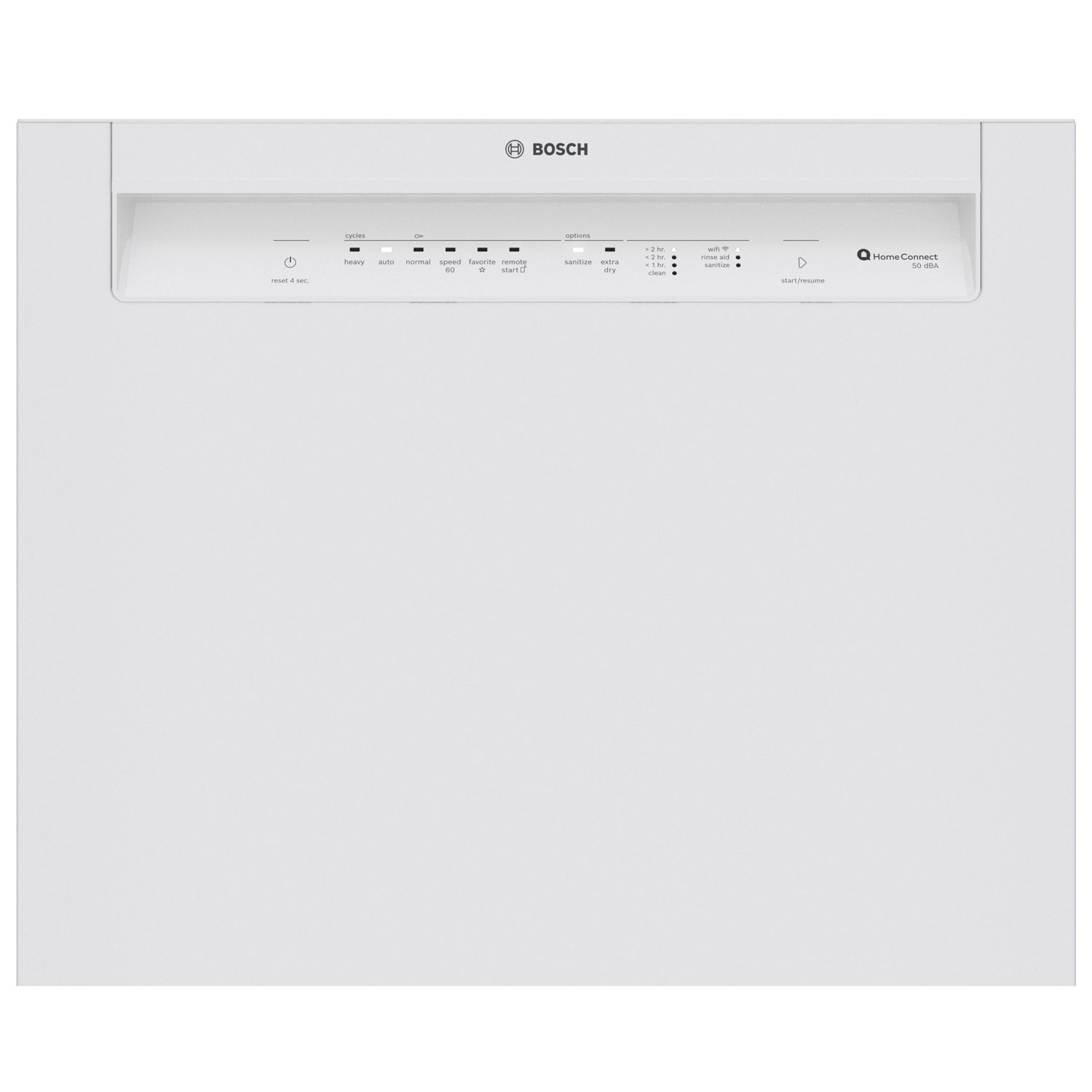 Bosch 24" 50dB Built-In Dishwasher - White