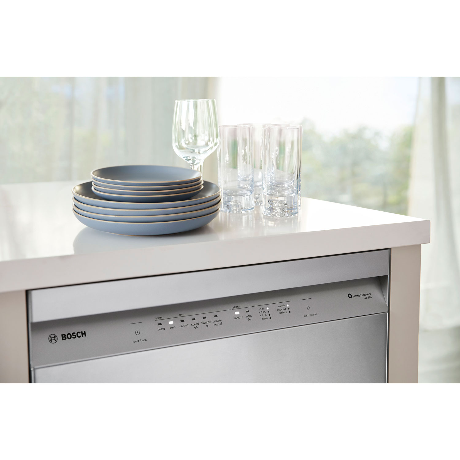 Bosch 24" 46dB Built-In Dishwasher with Third Rack - Stainless Steel