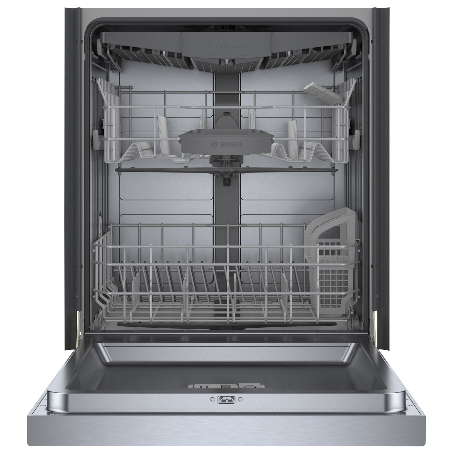 Bosch 24" 46dB Built-In Dishwasher with Third Rack - Stainless Steel