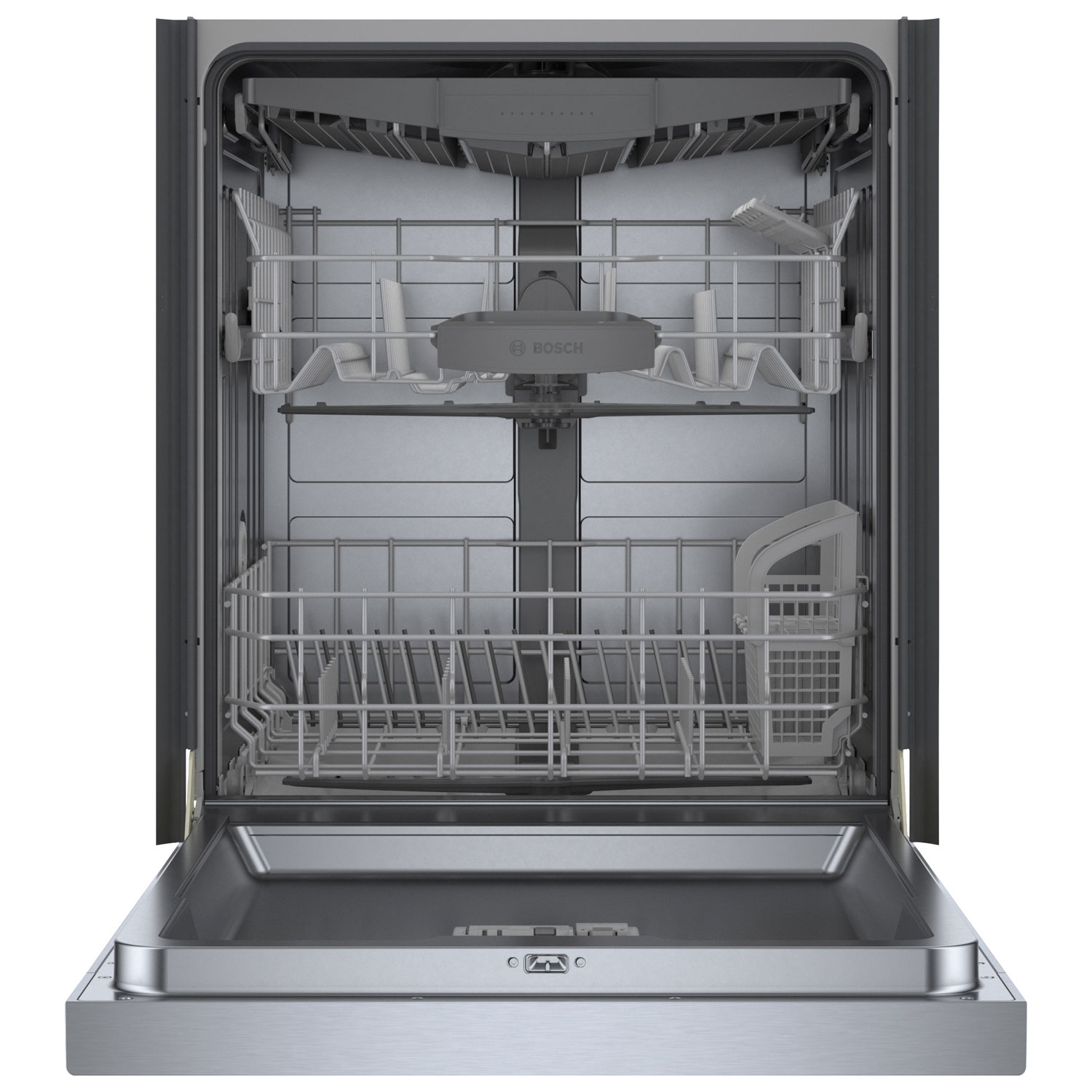 Bosch 24" 46dB Built-In Dishwasher with Third Rack - Stainless Steel
