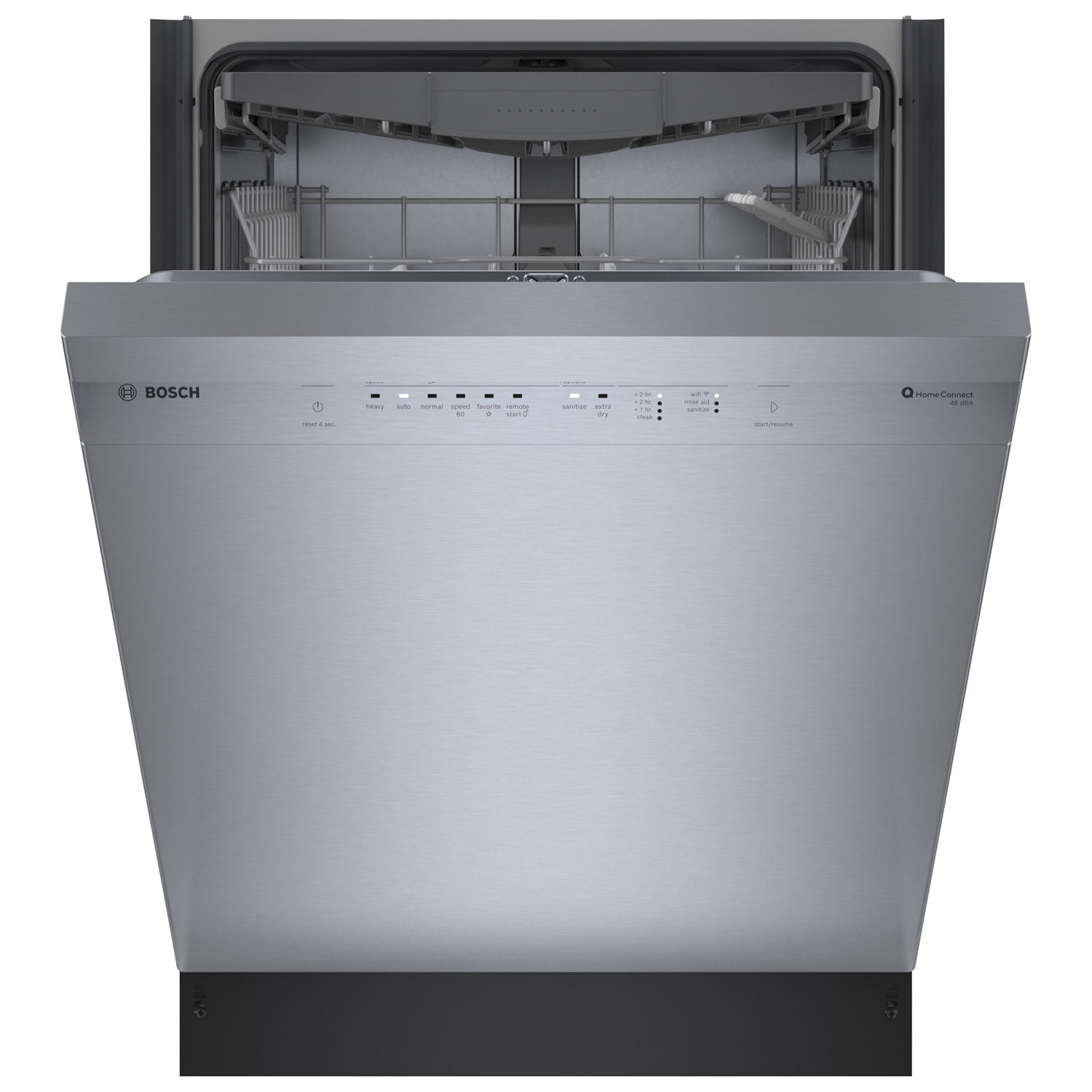 Bosch 24" 46dB Built-In Dishwasher with Third Rack - Stainless Steel
