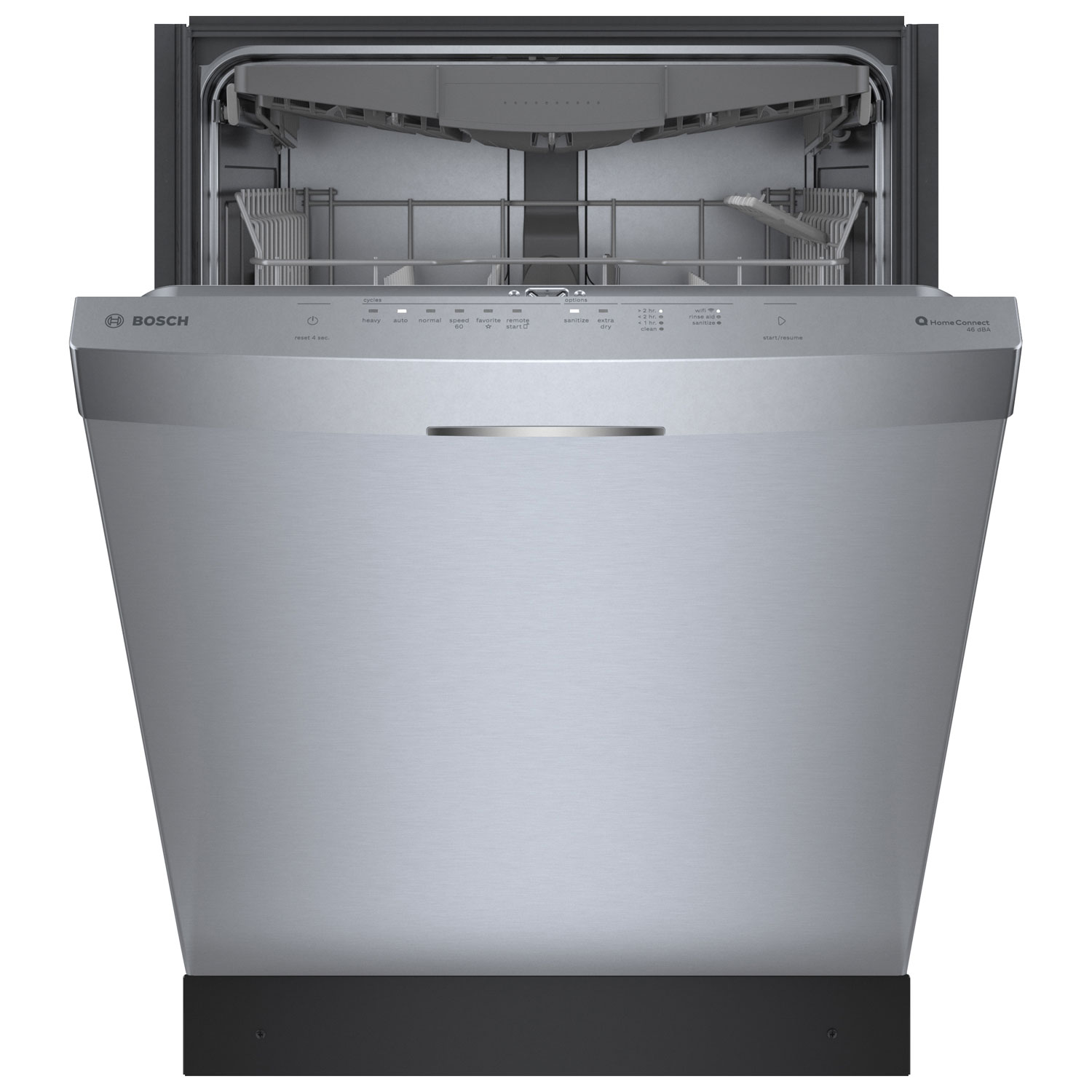 Bosch 24" 46dB Built-In Dishwasher with Third Rack - Stainless Steel