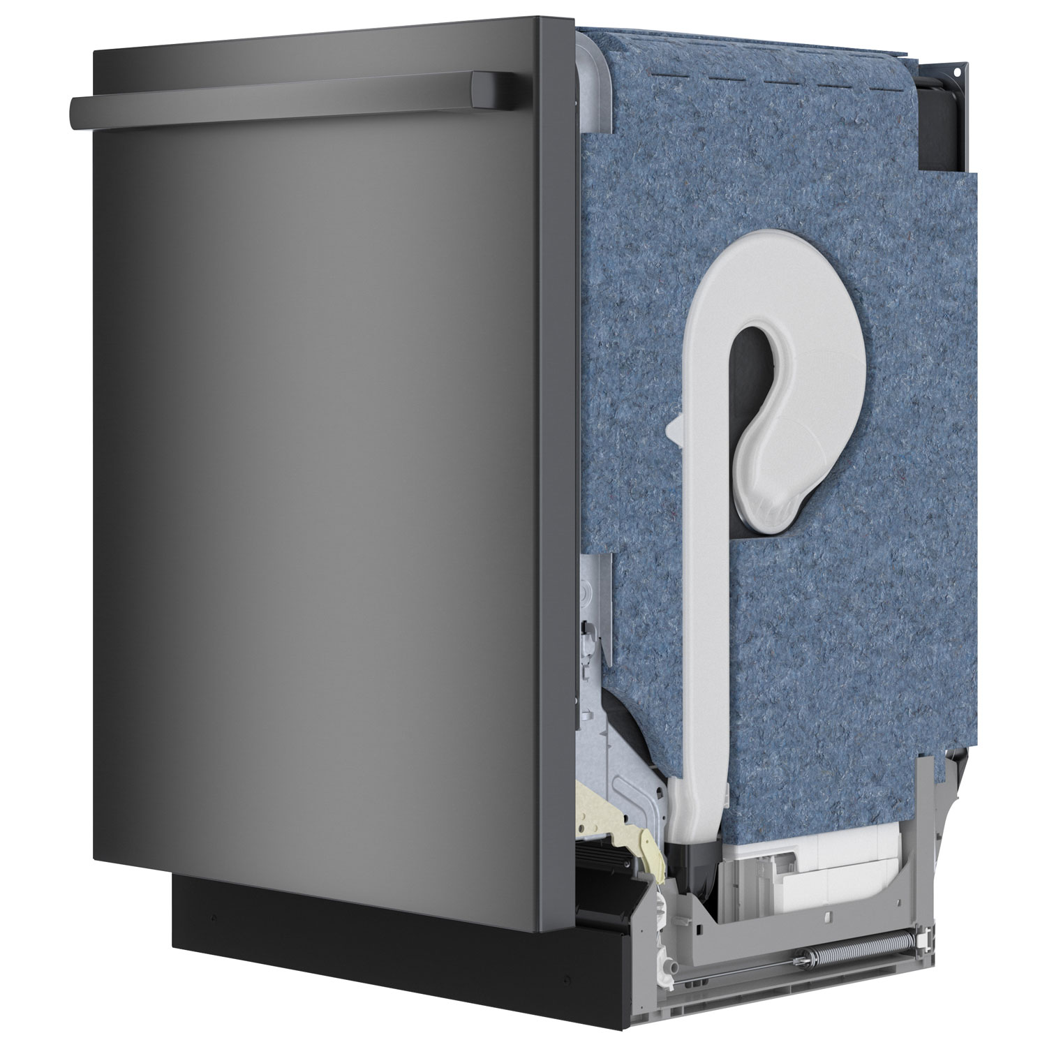 Lave-vaisselle encastrable 24 po 42 dB avec troisième panier de Bosch - Acier inoxydable noir