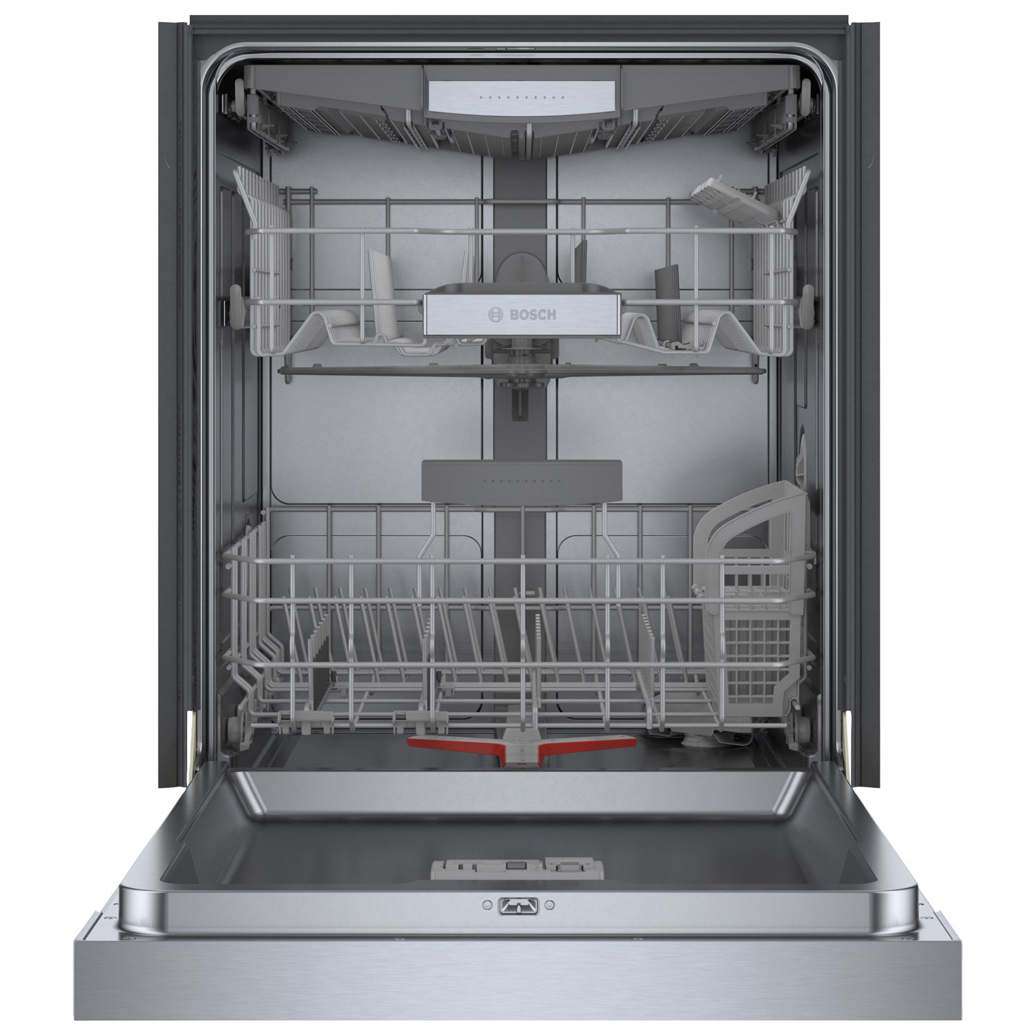 Bosch 24" 42dB Built-In Dishwasher with Third Rack - Stainless Steel