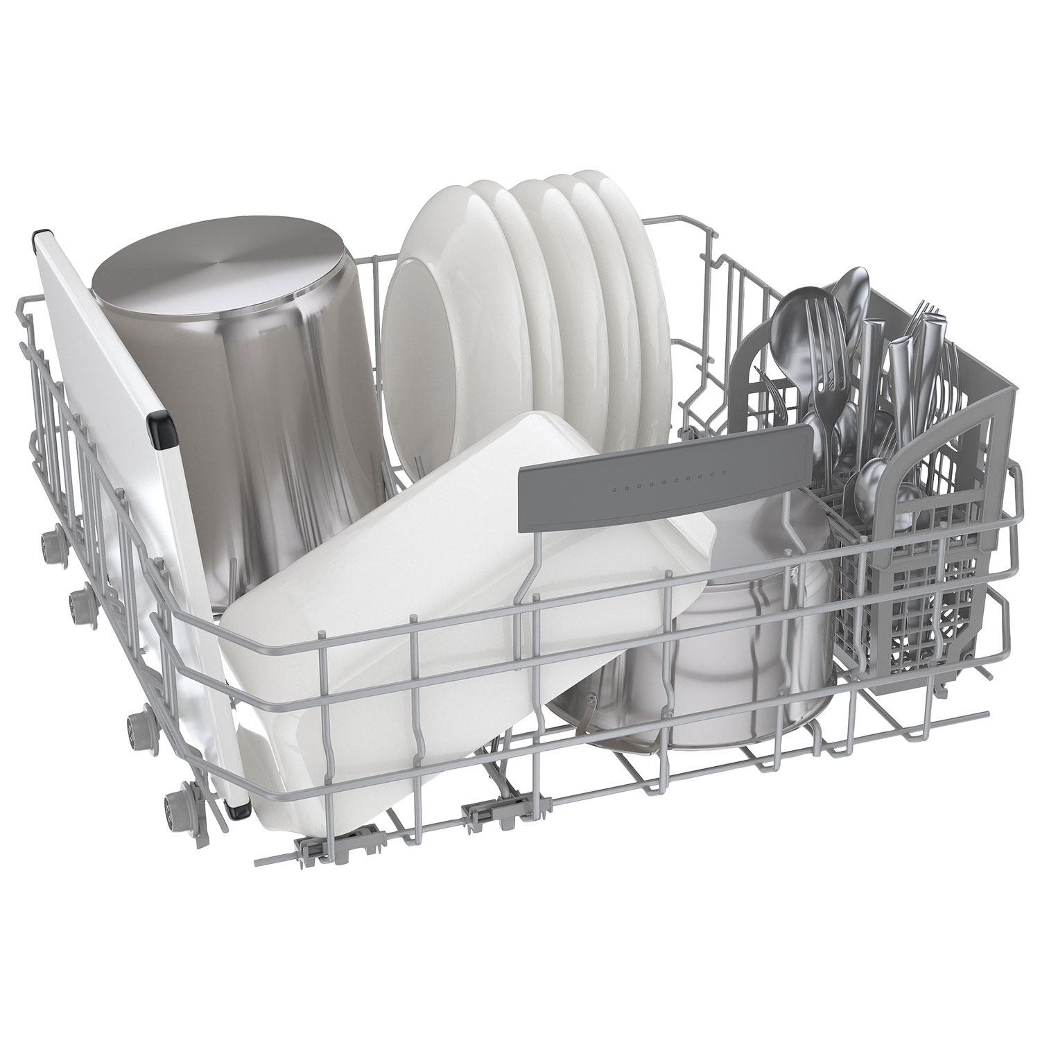 Bosch 24" 42dB Built-In Dishwasher with Third Rack - Stainless Steel