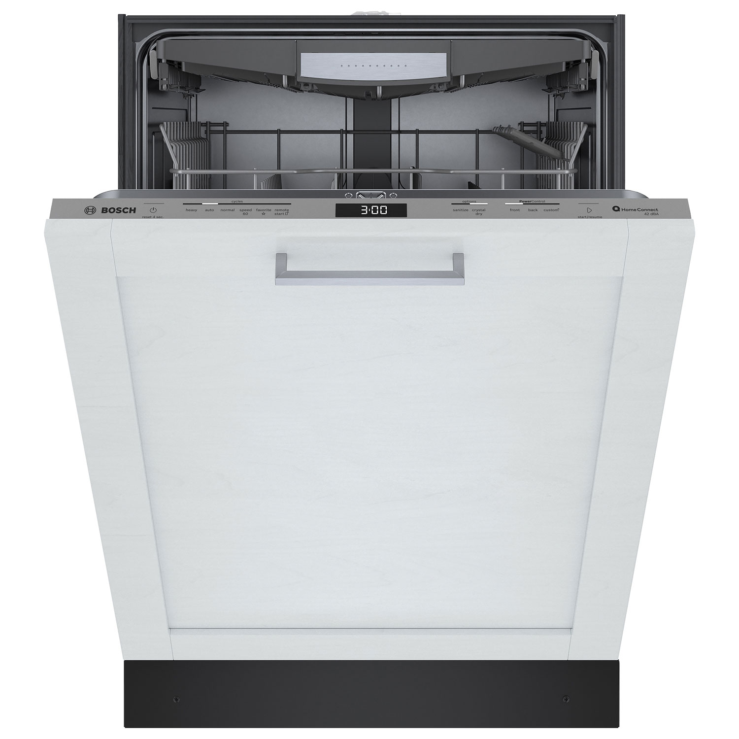 Lave-vaisselle encastré Bosch Série 500, 24po, acier inoxydable