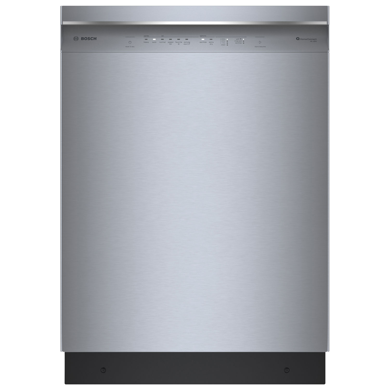 Bosch 300 Series 24" 46dB Built-In Dishwasher with Third Rack (SHE53C85N) - Stainless Steel