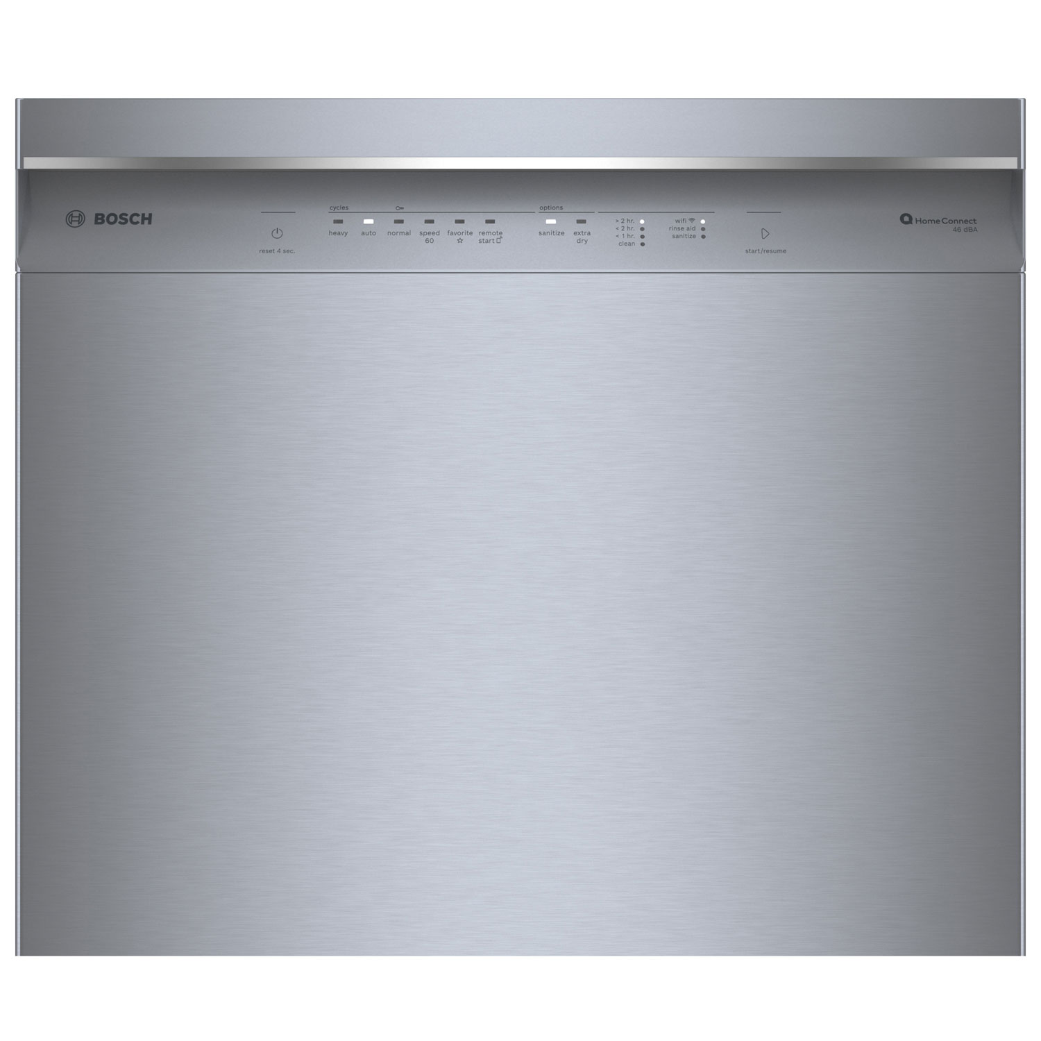 Bosch 300 Series 24" 46dB Built-In Dishwasher with Third Rack - Stainless Steel