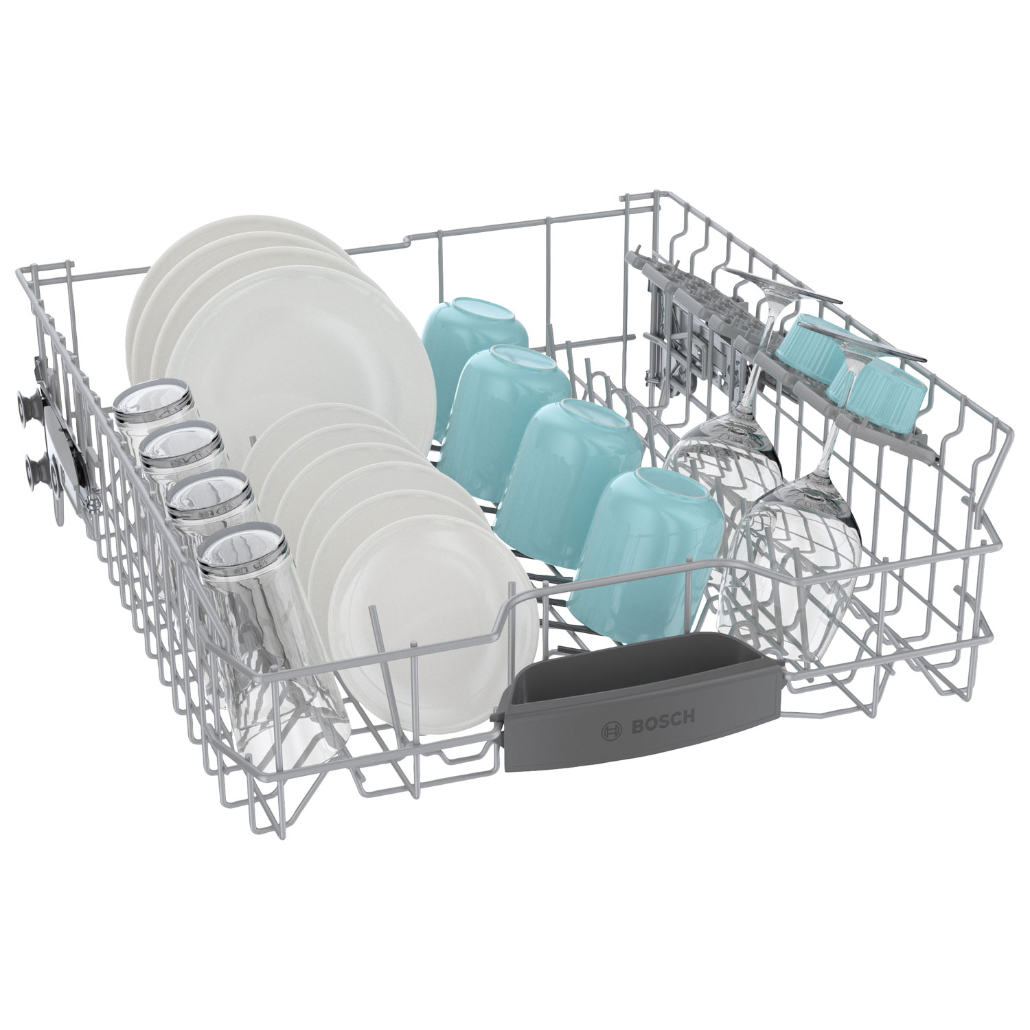 Bosch 24" 46dB Built-In Dishwasher with Third Rack - White