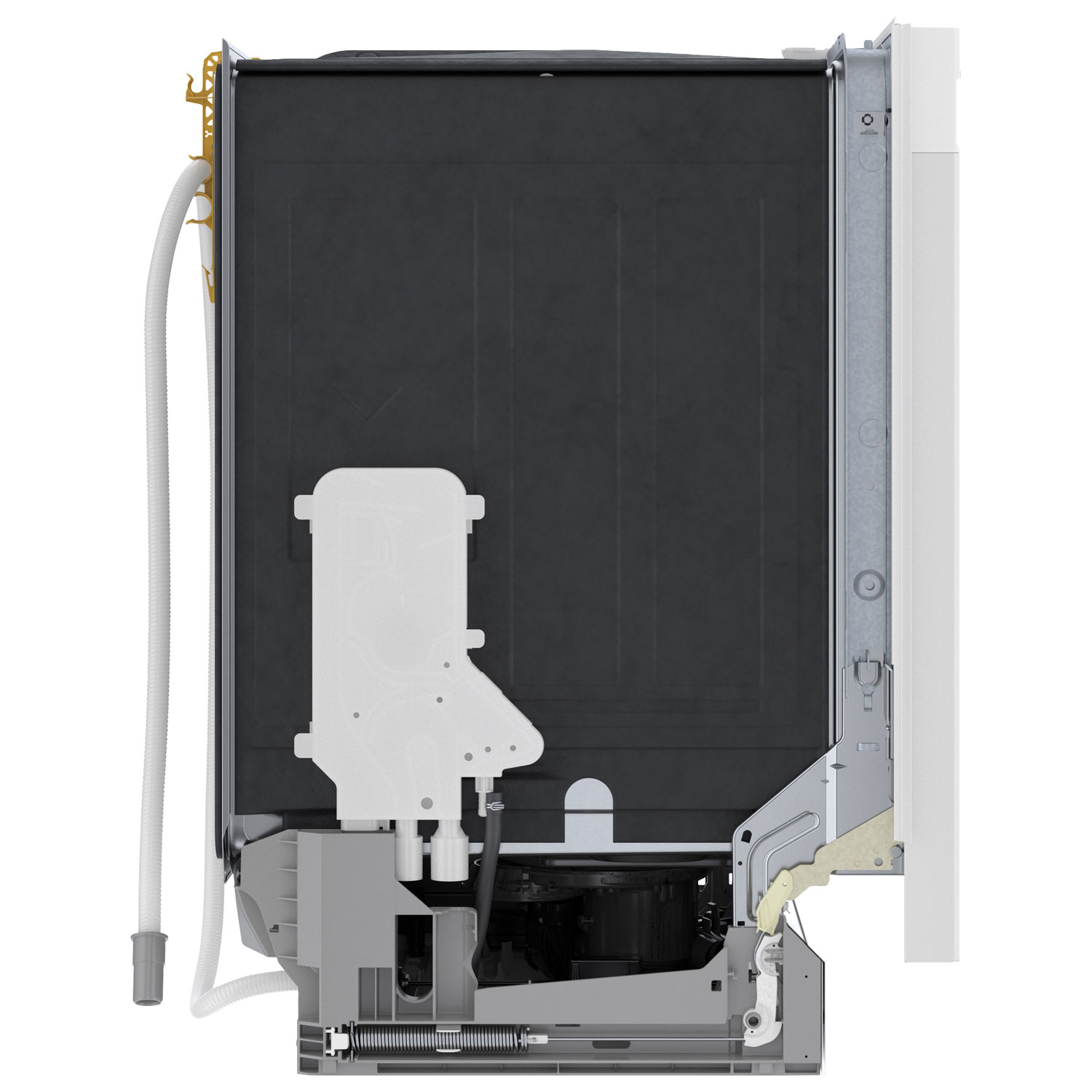 Bosch 24" 46dB Built-In Dishwasher with Third Rack - White