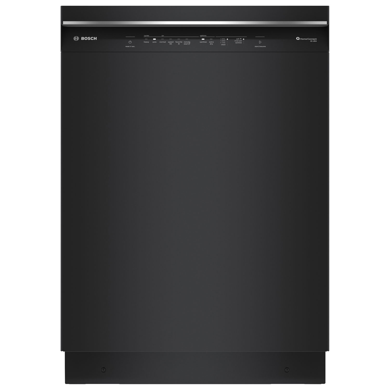 Bosch 24" 46dB Built-In Dishwasher with Third Rack - Black