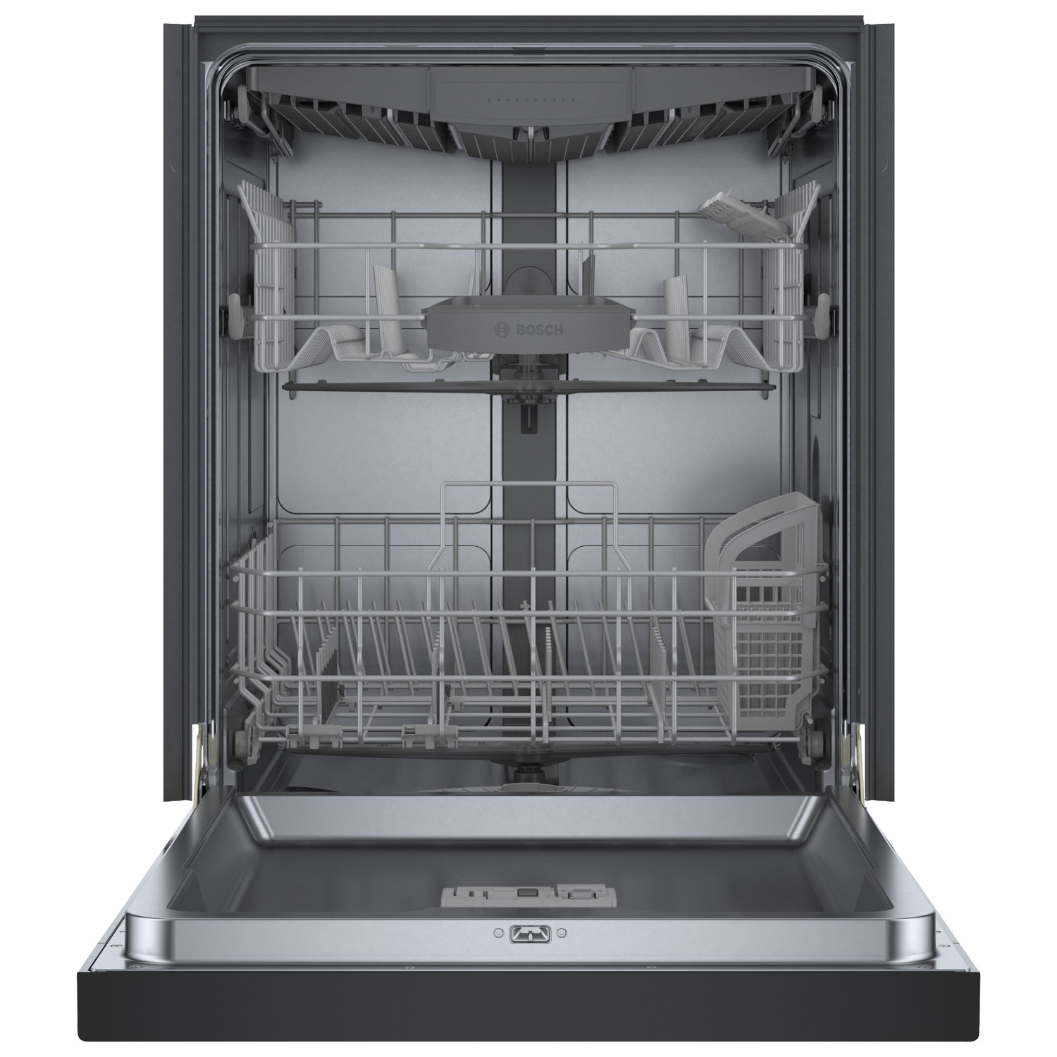 Bosch 24" 46dB Built-In Dishwasher with Third Rack - Black