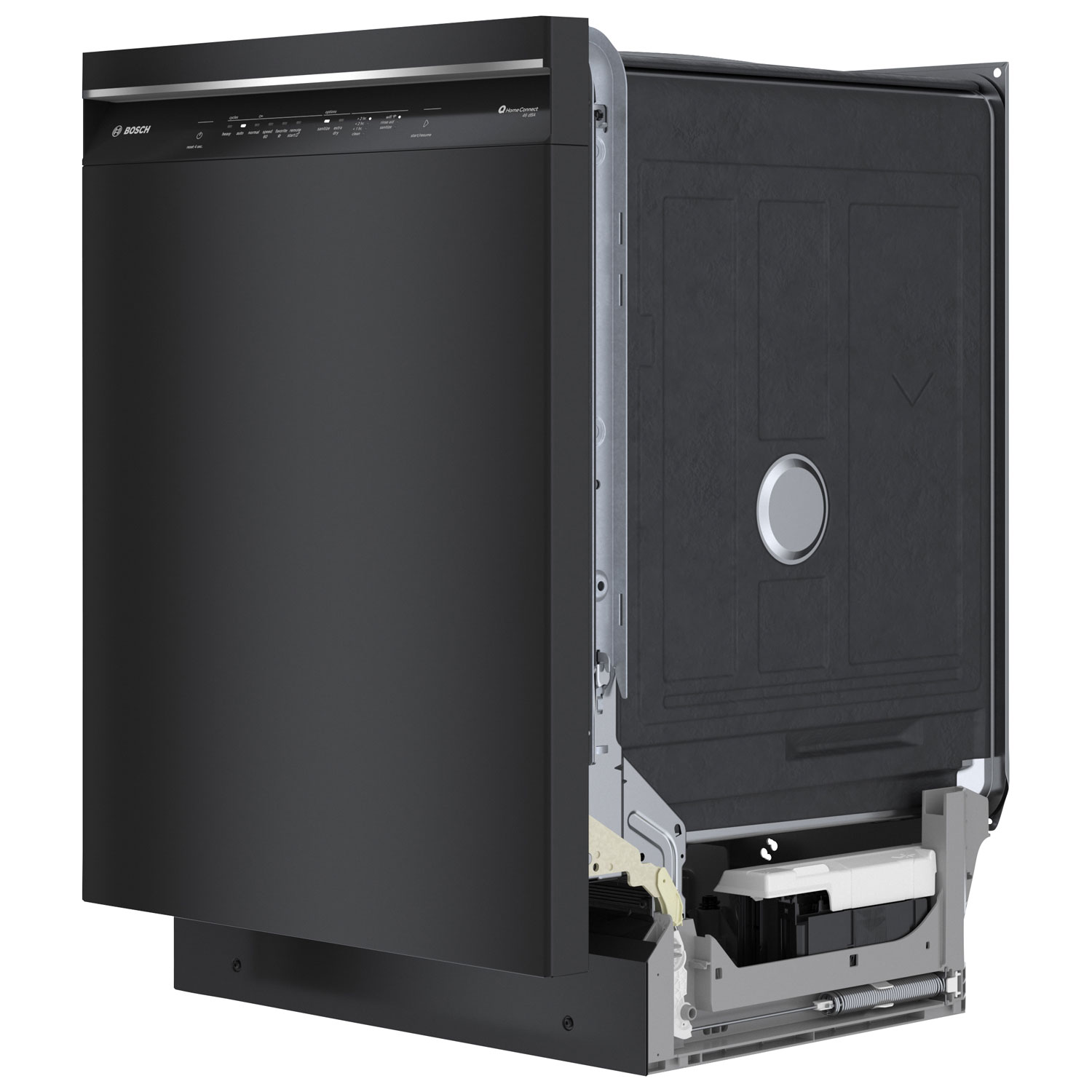 Bosch 24" 46dB Built-In Dishwasher with Third Rack - Black