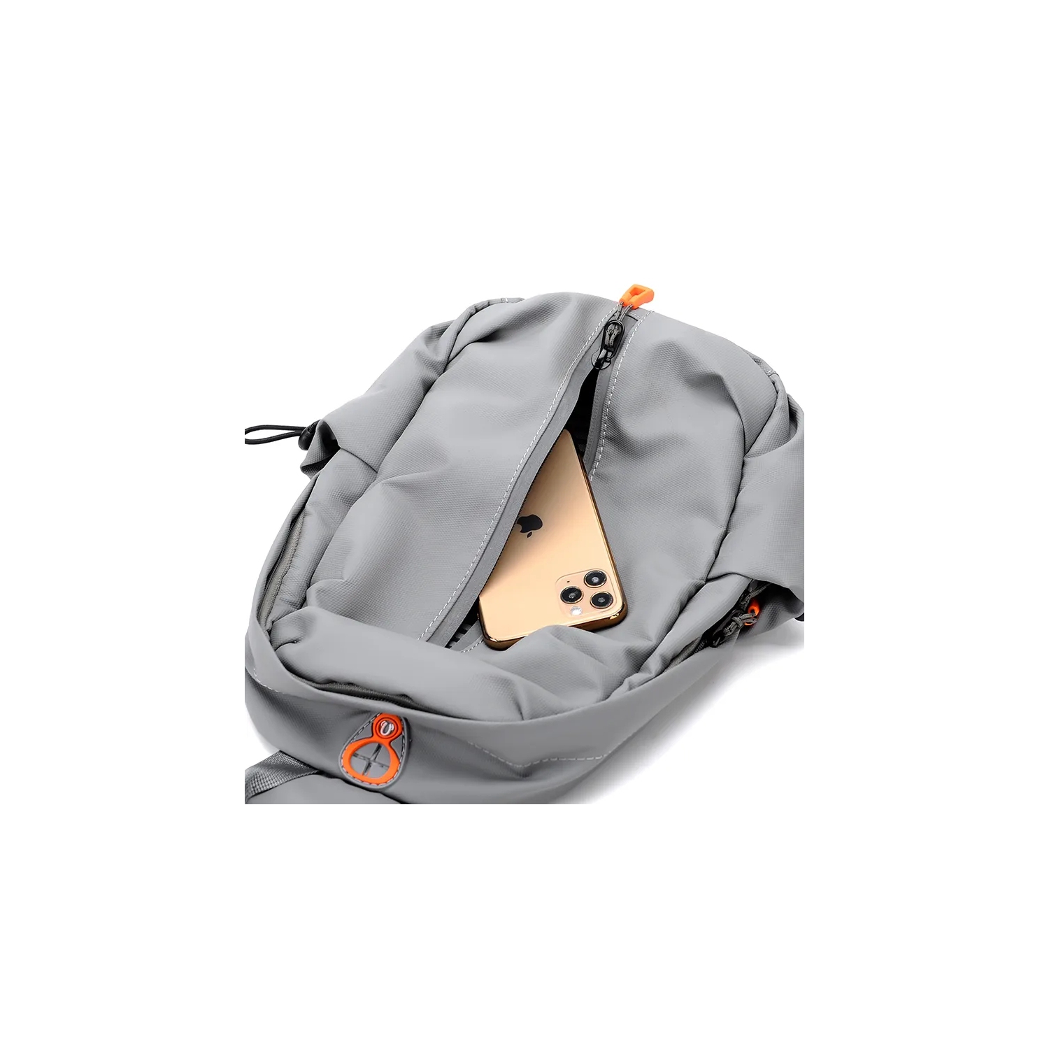 navor Multipurpose Sling Bag Backpack for Men Women, Small Cross Body Lightweight Bag with USB Port & Headphone Hole for Hiking, Traveling, Outdoor