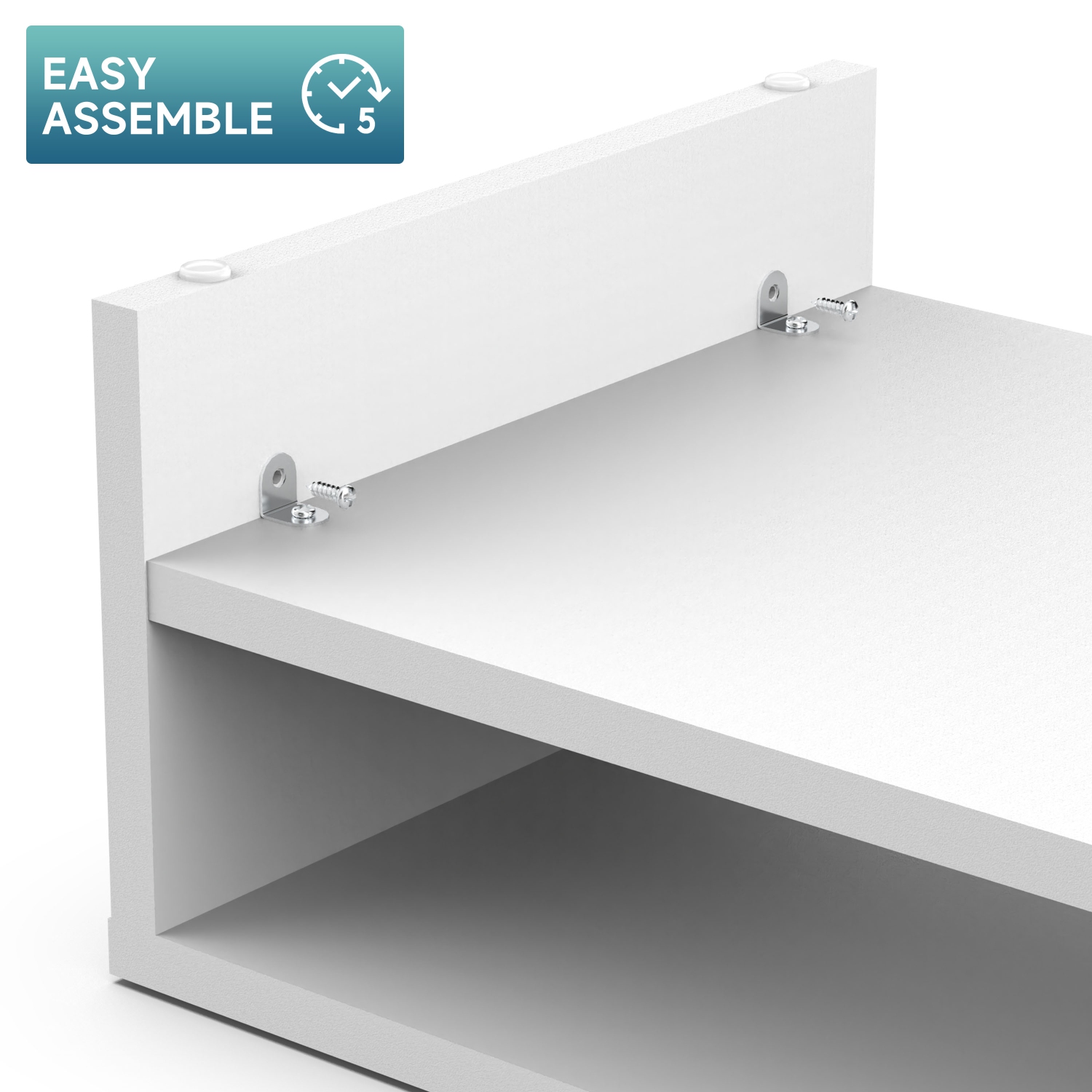 FITUEYES Wood 2 Tiers Monitor Stand Riser, 16.7 Inch Desktop Shelf Storage Organizer, Ergonomic Desk & Tabletop Organizer Desktop Stand for Laptop,