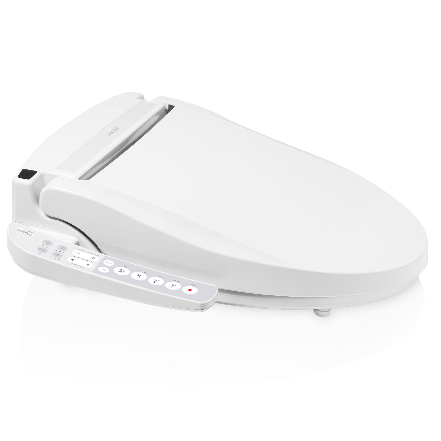 Swash Select Sidearm EM417 Electronic Bidet Seat for Elongated Toilets in White with Warm Air Dryer