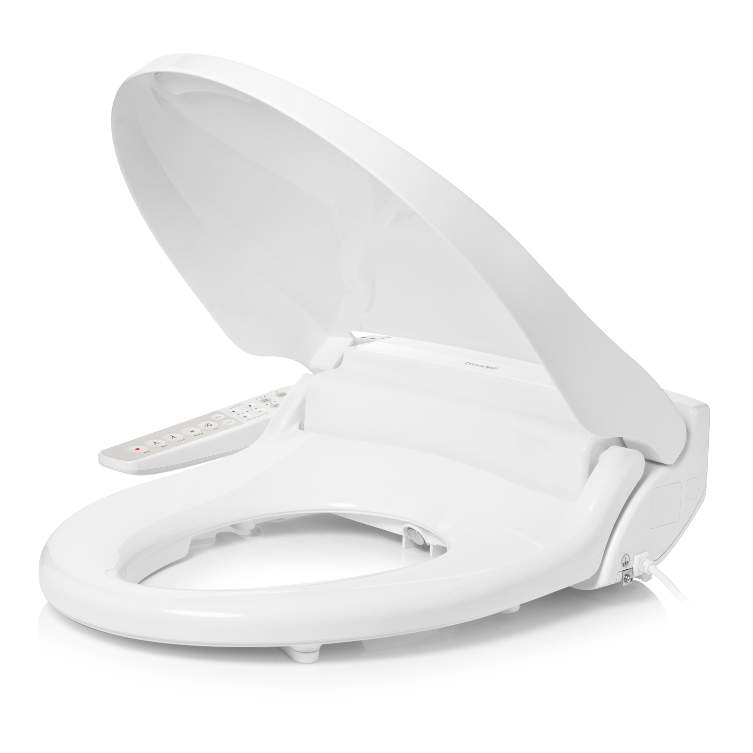 Swash Select Sidearm EM417 Electronic Bidet Seat for Elongated Toilets in White with Warm Air Dryer