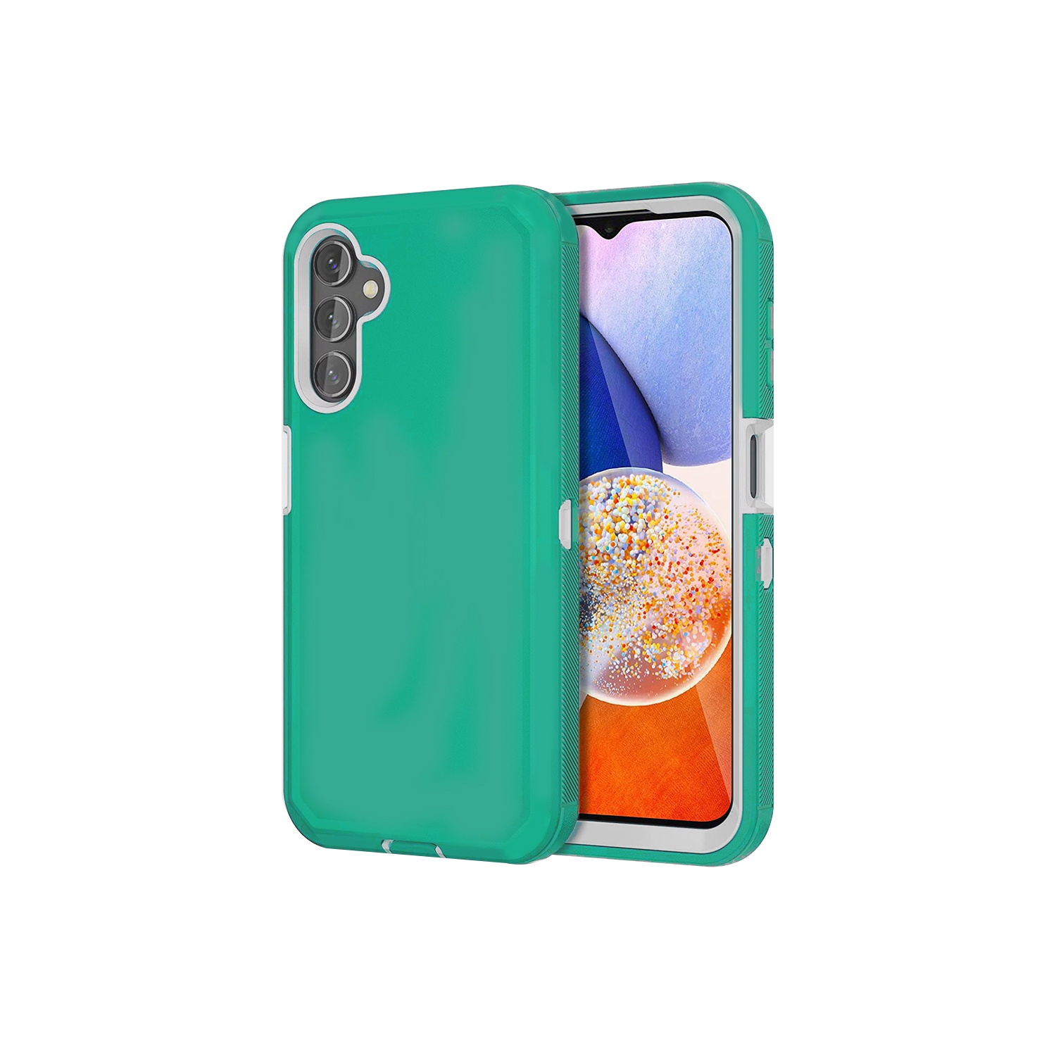 XCRS Heavy Duty Triple Layer Defender Cover with Shockproof Protection Case for Samsung Galaxy A54 2023