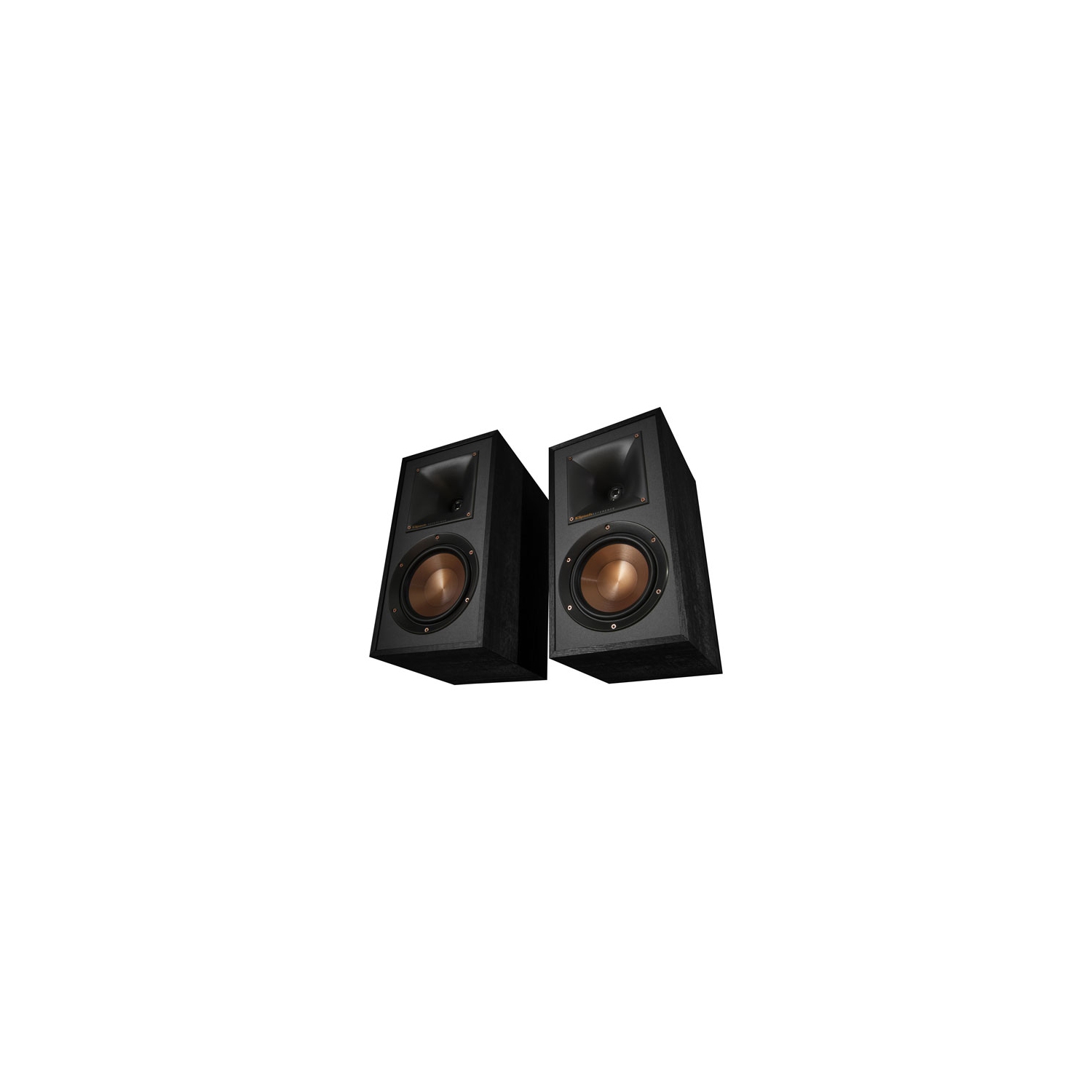 Refurbished - Klipsch R41M 50-Watt Bookshelf Speaker - Pair - Black