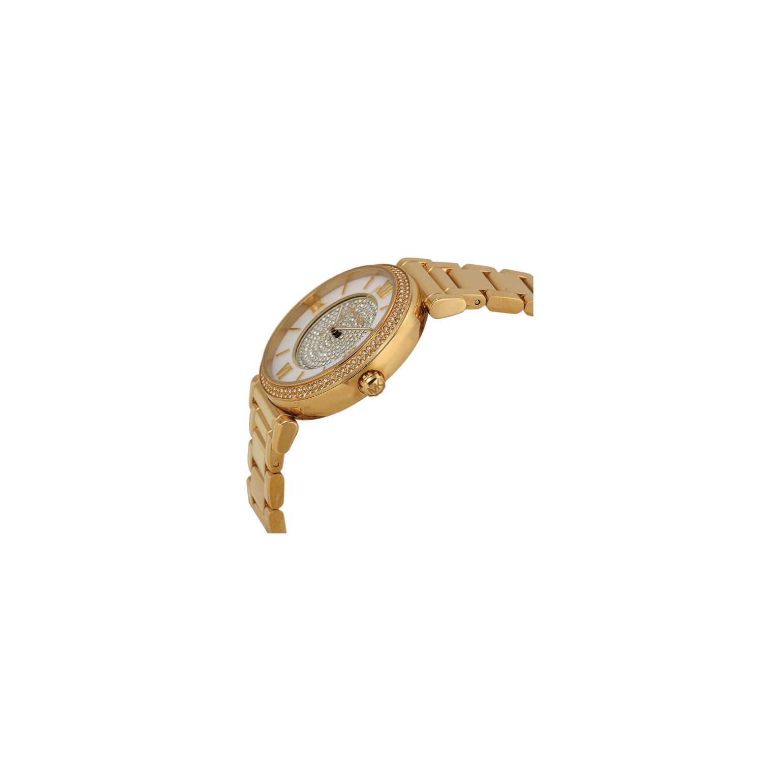 Michael Kors Catlin Mother of Pearl Dial Gold Steel Strap Watch for Women MK3332 Best Buy Canada