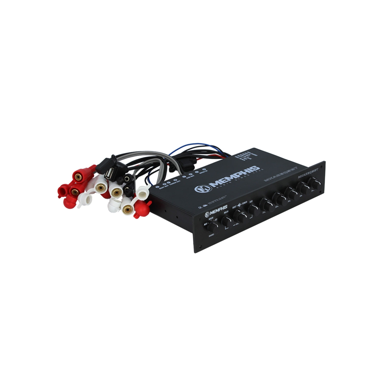 Memphis Audio – égaliseur marine à 5 bandes MXAZEQ5BT avec Bluetooth, deux zones