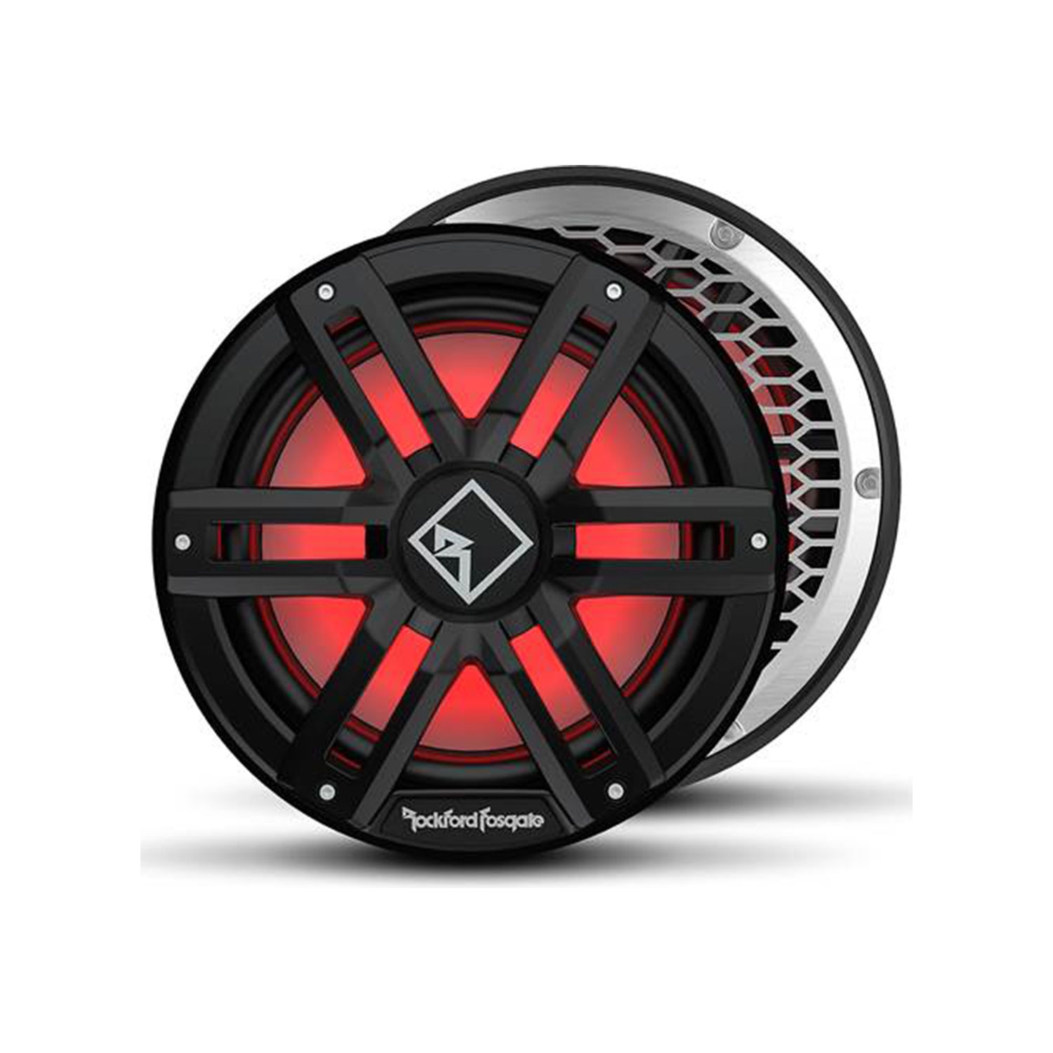 Rockford Fosgate M2D4-12IB 12″ Color Optix Infinite Baffle Marine Subwoofer – Black
