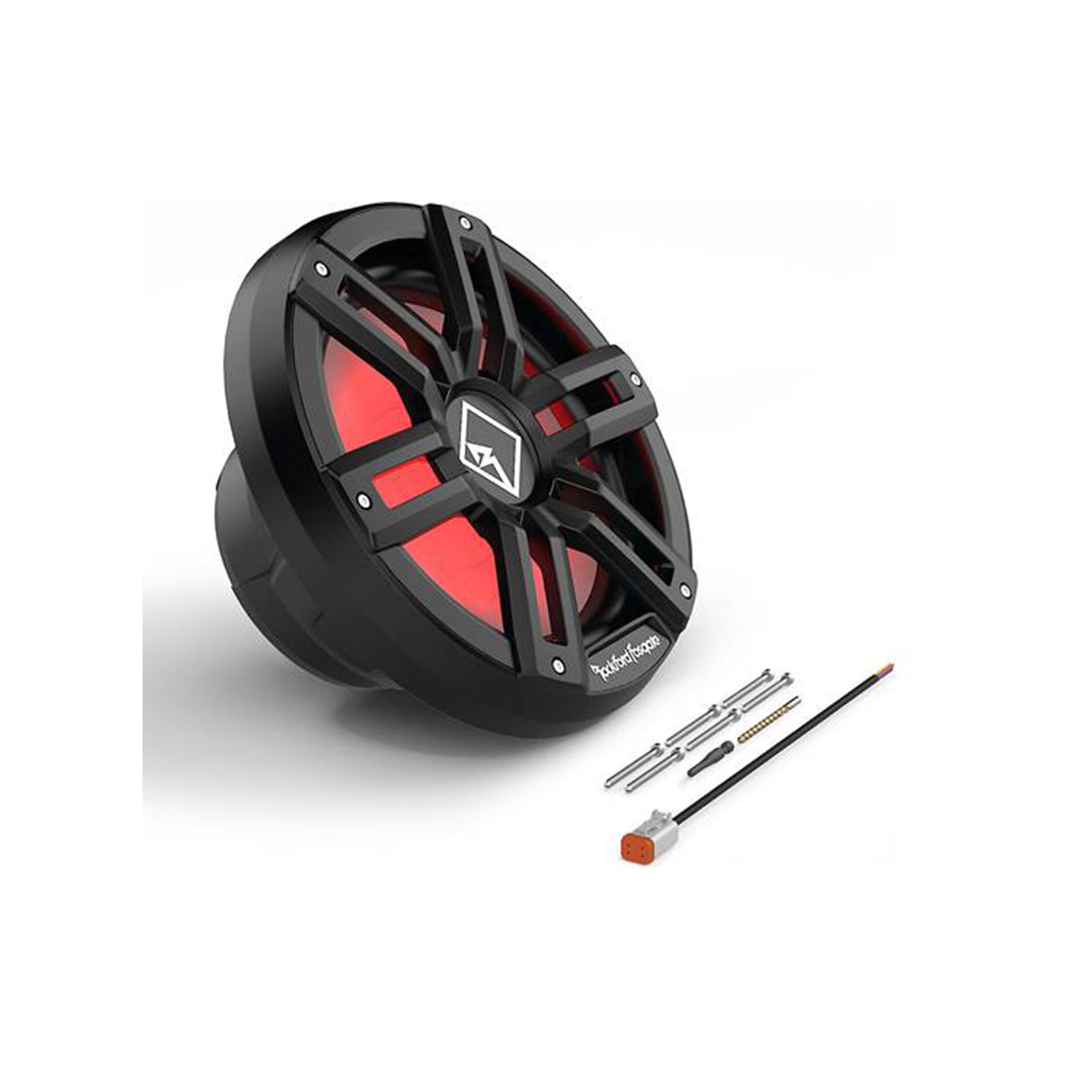 Rockford Fosgate M2D4-12IB 12″ Color Optix Infinite Baffle Marine Subwoofer – Black