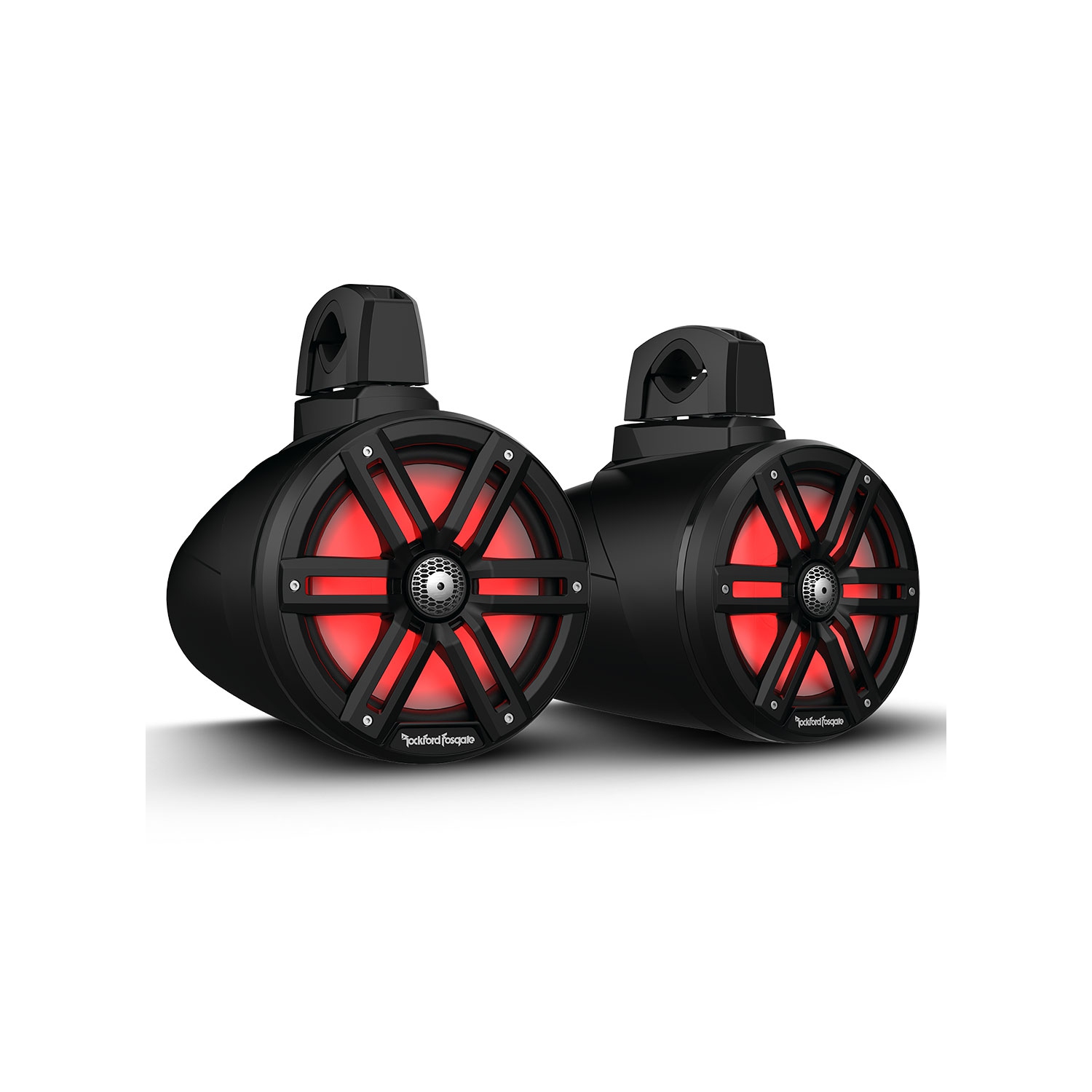 Rockford Fosgate M2WL-8B 8” Color Optix Wake Tower Speakers – Black – Pair