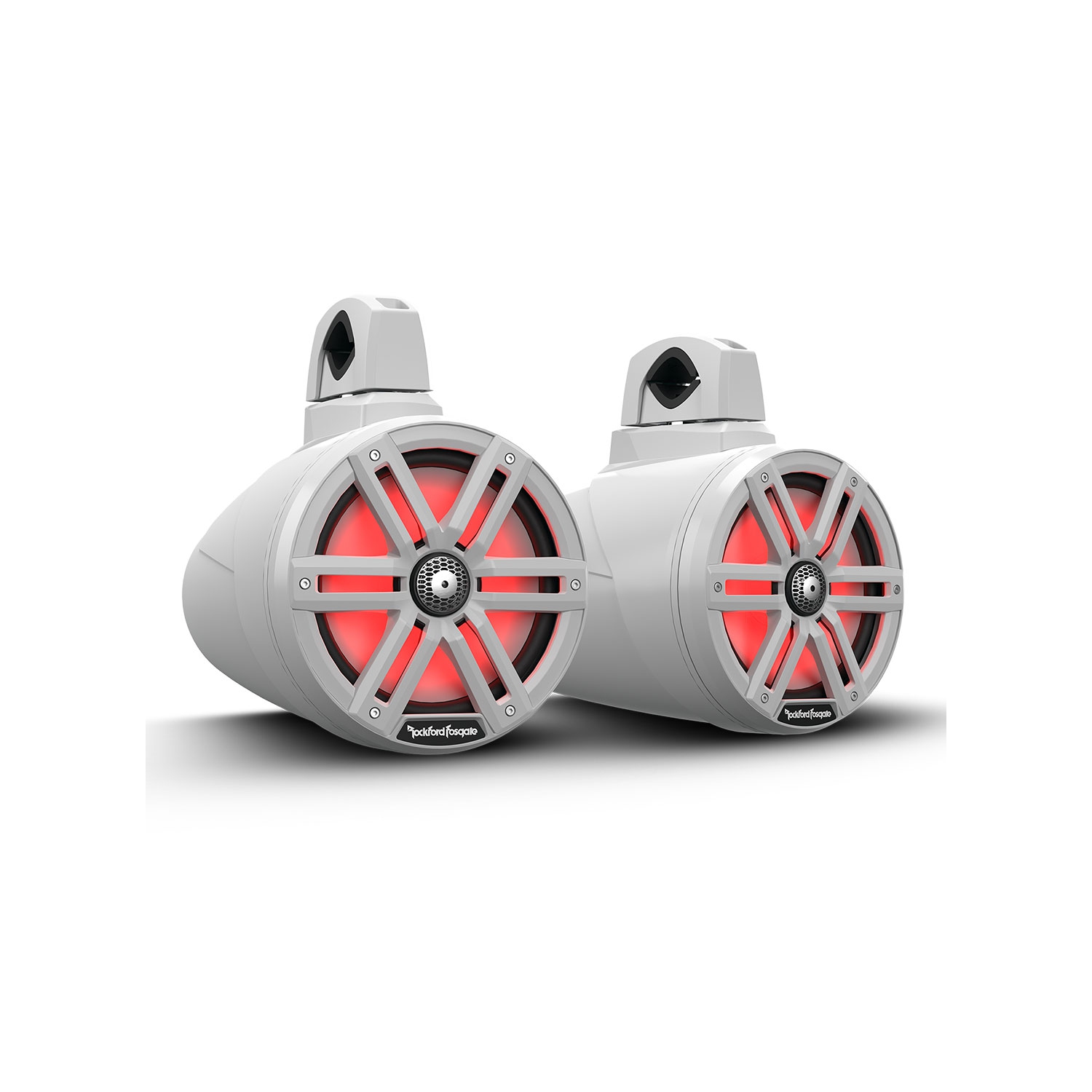 Rockford Fosgate M2WL-8 8” Color Optix Wake Tower Speakers – White – Pair