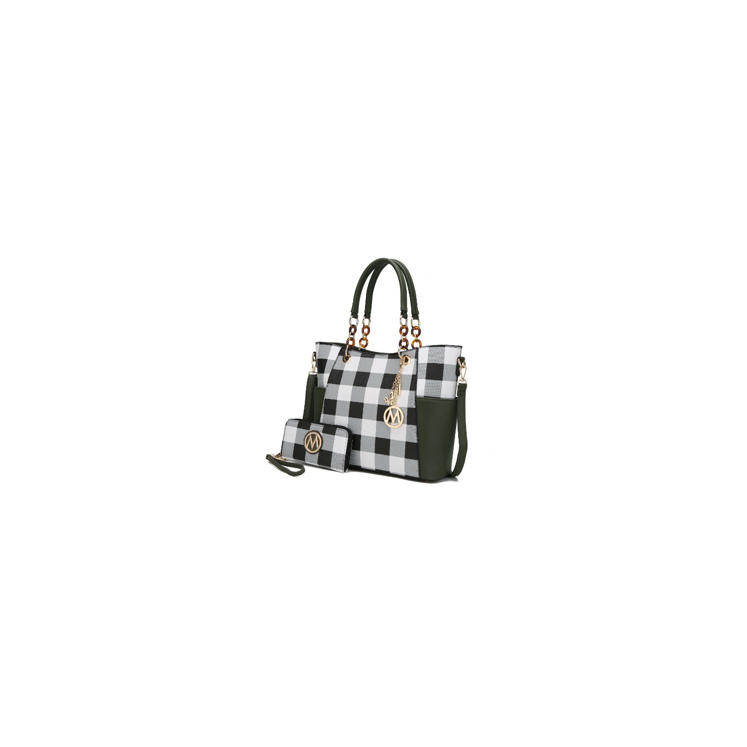 Mkf bonita best sale checker tote