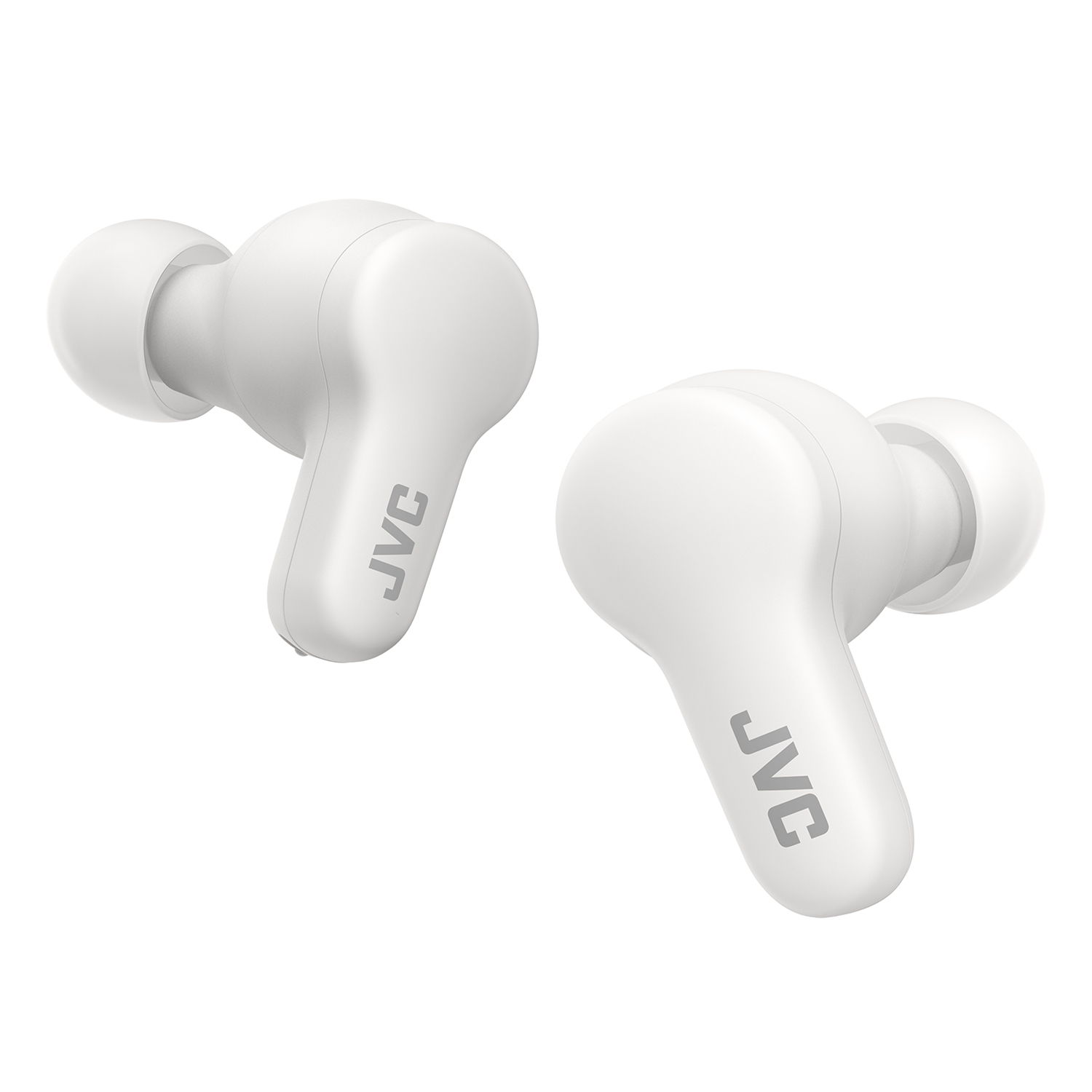 JVC HA-A7T2-W - Gumy In-Ear Headphones, Bluetooth 5.3, Charging Box and Touch Controls, White