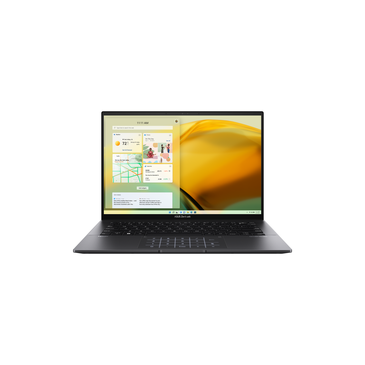 ASUS ZenBook 14 OLED Laptop 14” 2.8K OLED Display, AMD Ryzen 7 7730U CPU, Radeon Graphics, 16GB RAM, 1TB PCIe SSD, Windows 11 Home, Jade Black, UM3402YAR-DS71T-CA