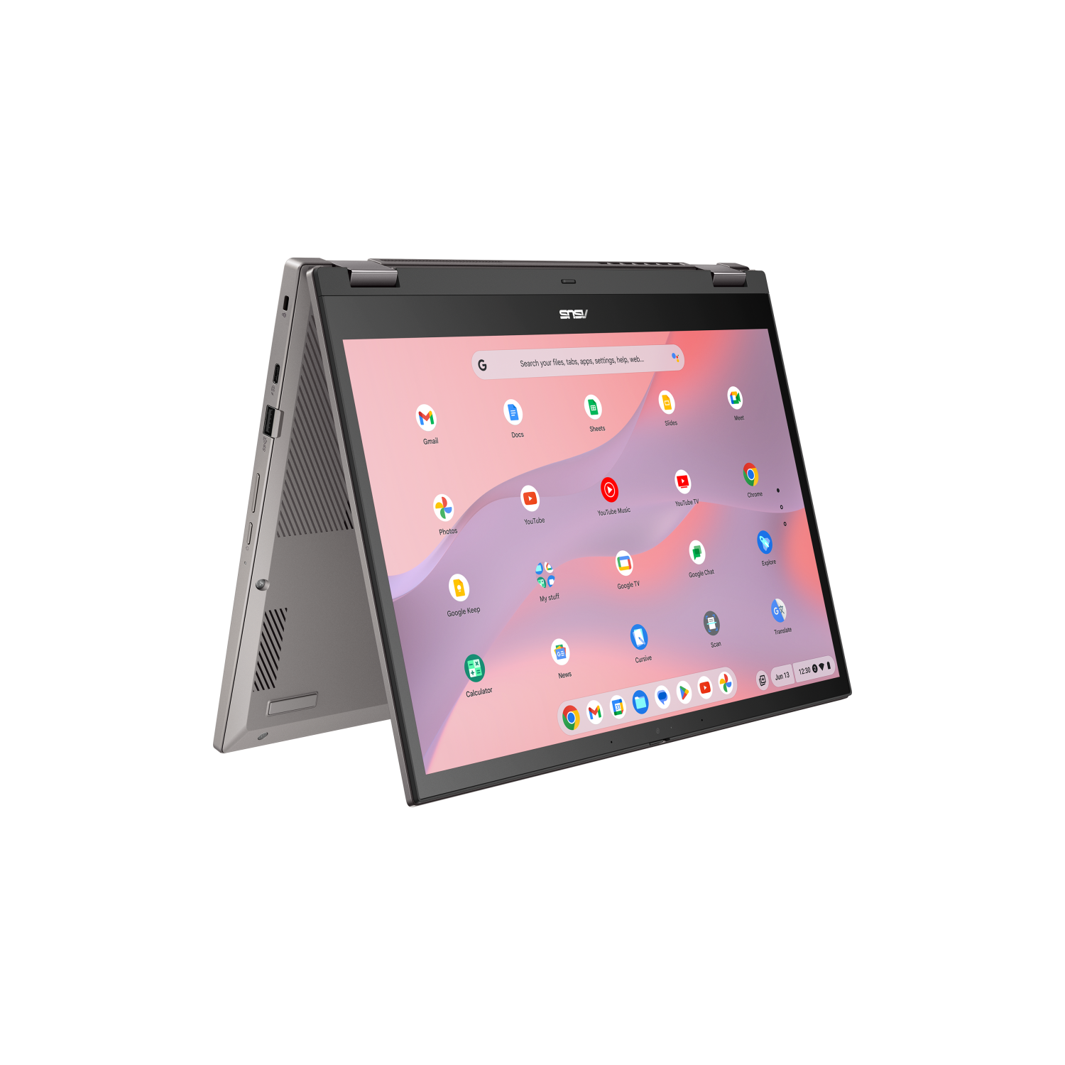 ASUS Chromebook CX34 Flip laptop 14"" Touch Display (1920x1200), Intel® Core™ i3-1215U Processor, 128GB SSD, 8GB RAM, ChromeOS, CX3401FBA-DS32T-CB
